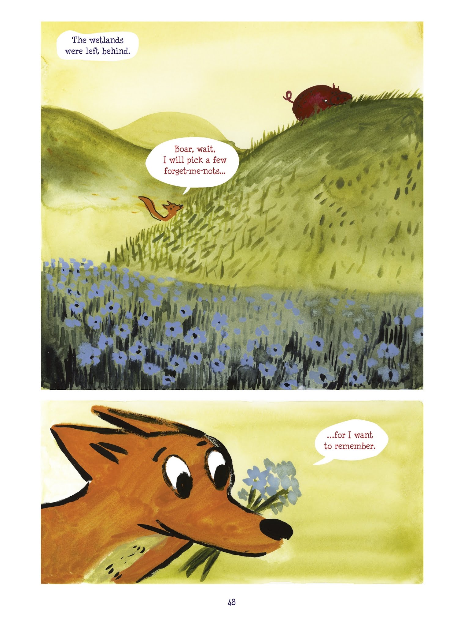 Read online Tiny Fox and Great Boar comic -  Issue #3 - 48