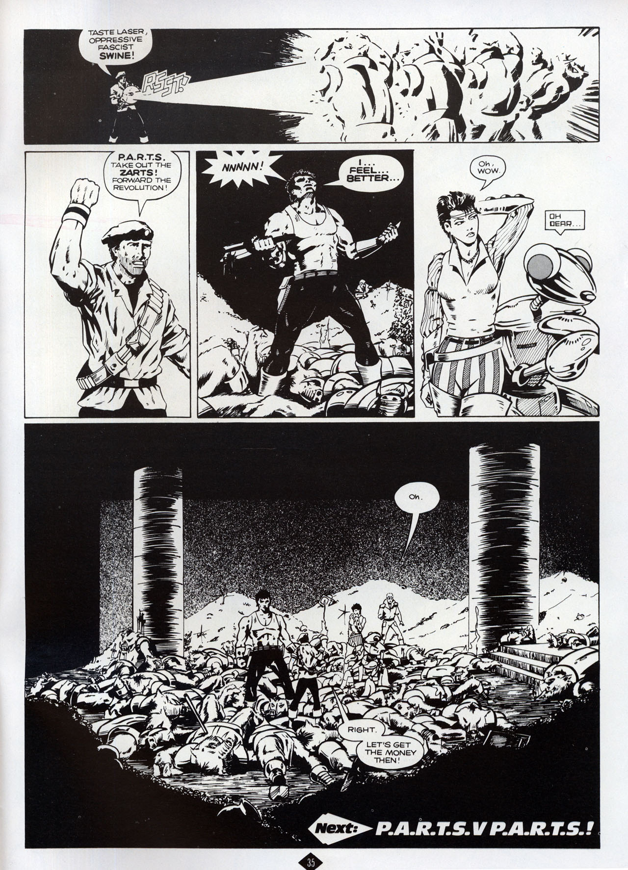 Read online Captain Britain (1985) comic -  Issue #6 - 35