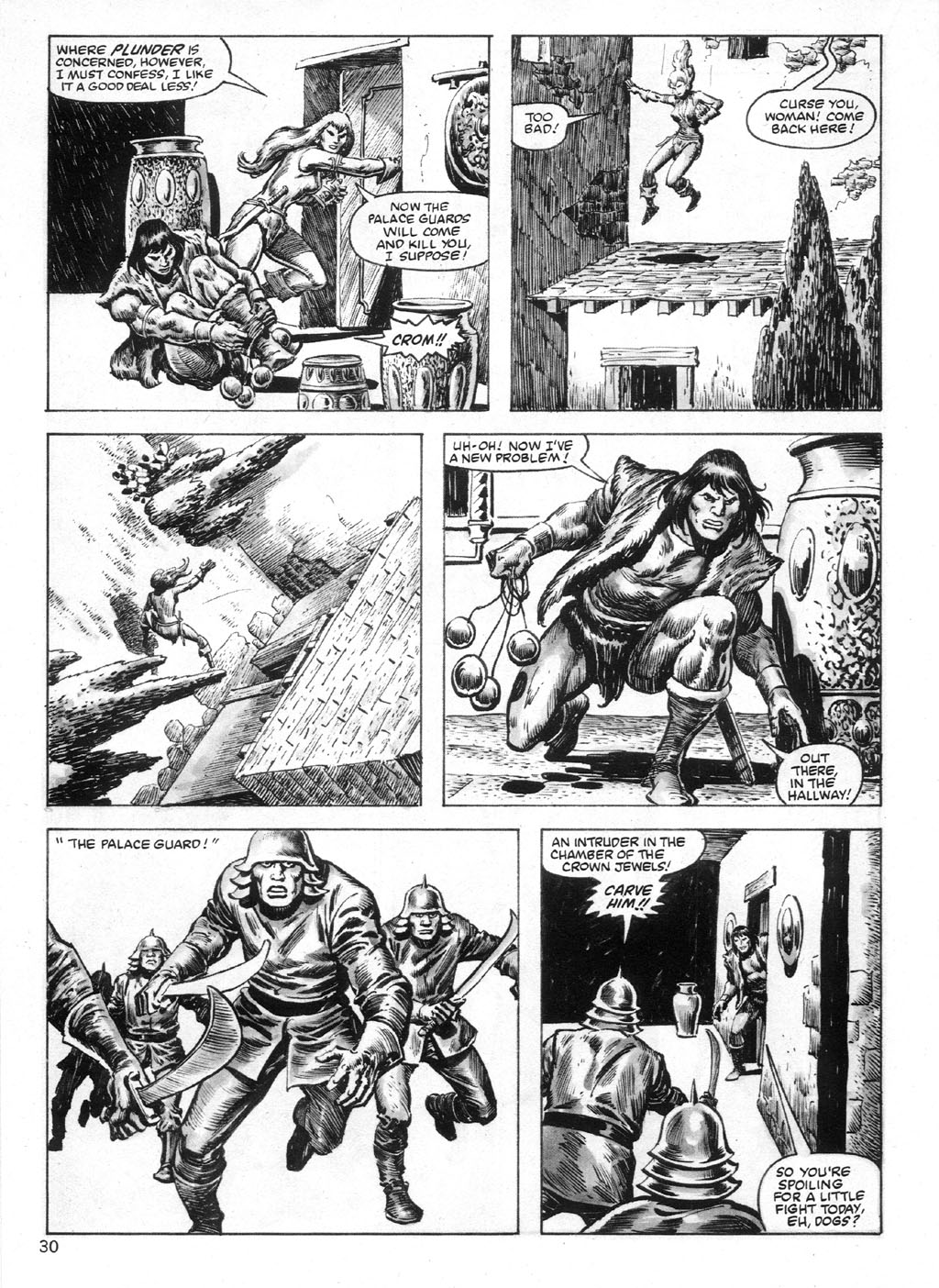 Read online The Savage Sword Of Conan comic -  Issue #95 - 30