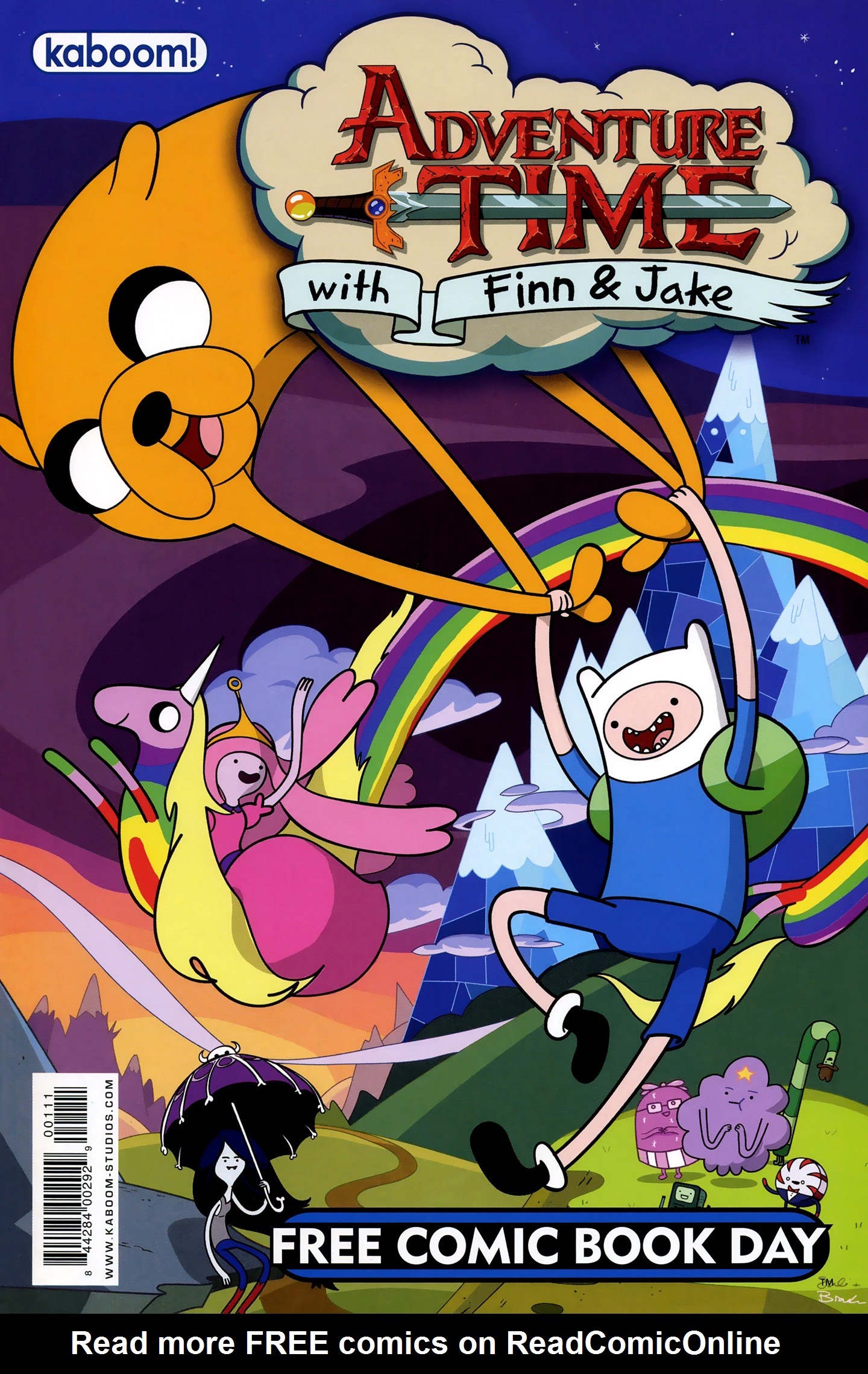 Read online Peanuts / Adventure Time Free Comic Book Day Edition comic -  Issue # Full - 1