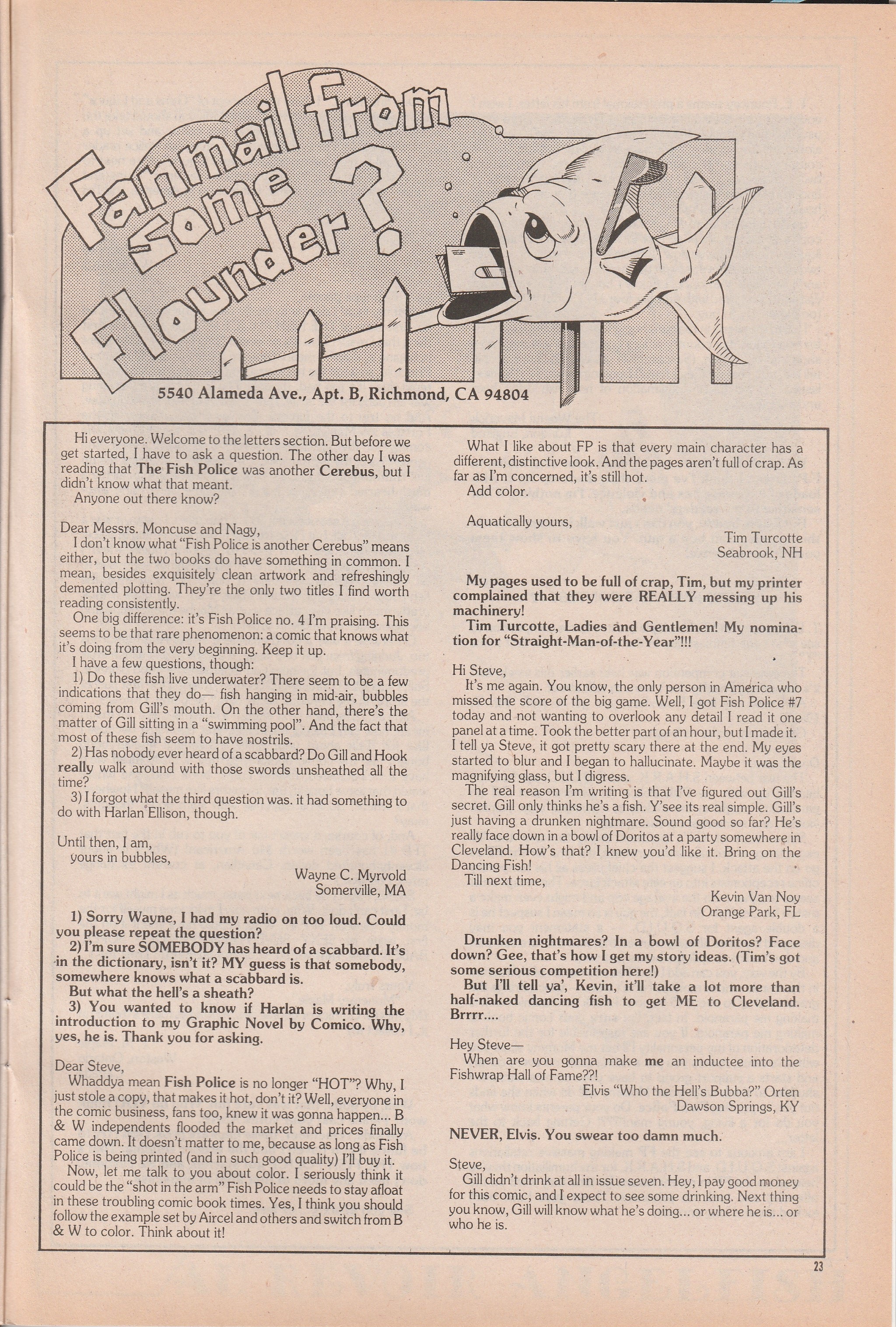 Read online The Fish Police comic -  Issue #9 - 25
