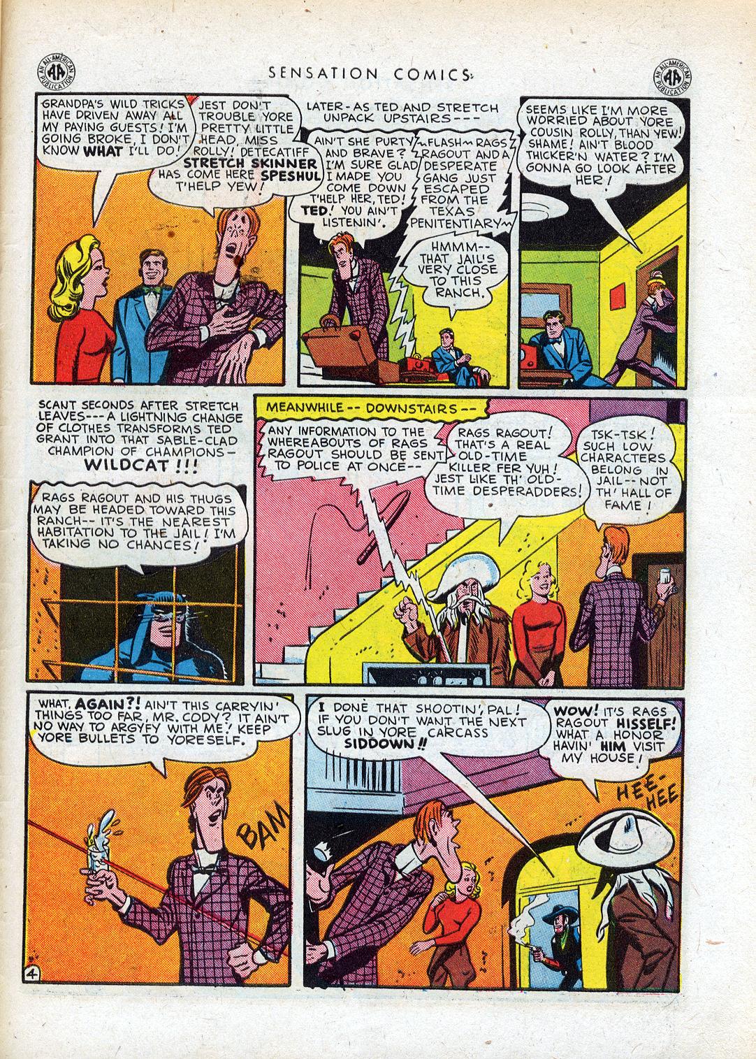Read online Sensation (Mystery) Comics comic -  Issue #41 - 45