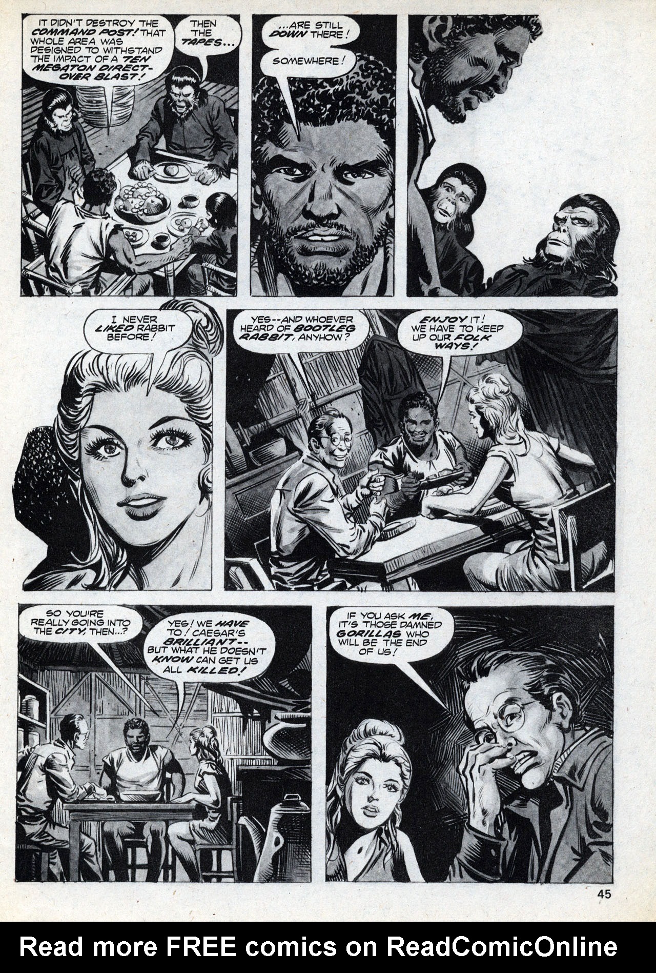 Read online Planet of the Apes comic -  Issue #23 - 45