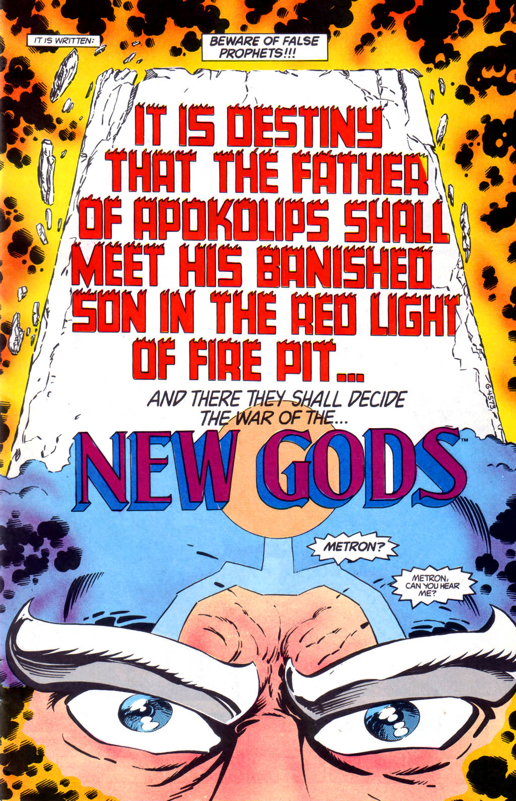 Read online The New Gods (1989) comic -  Issue #1 - 2