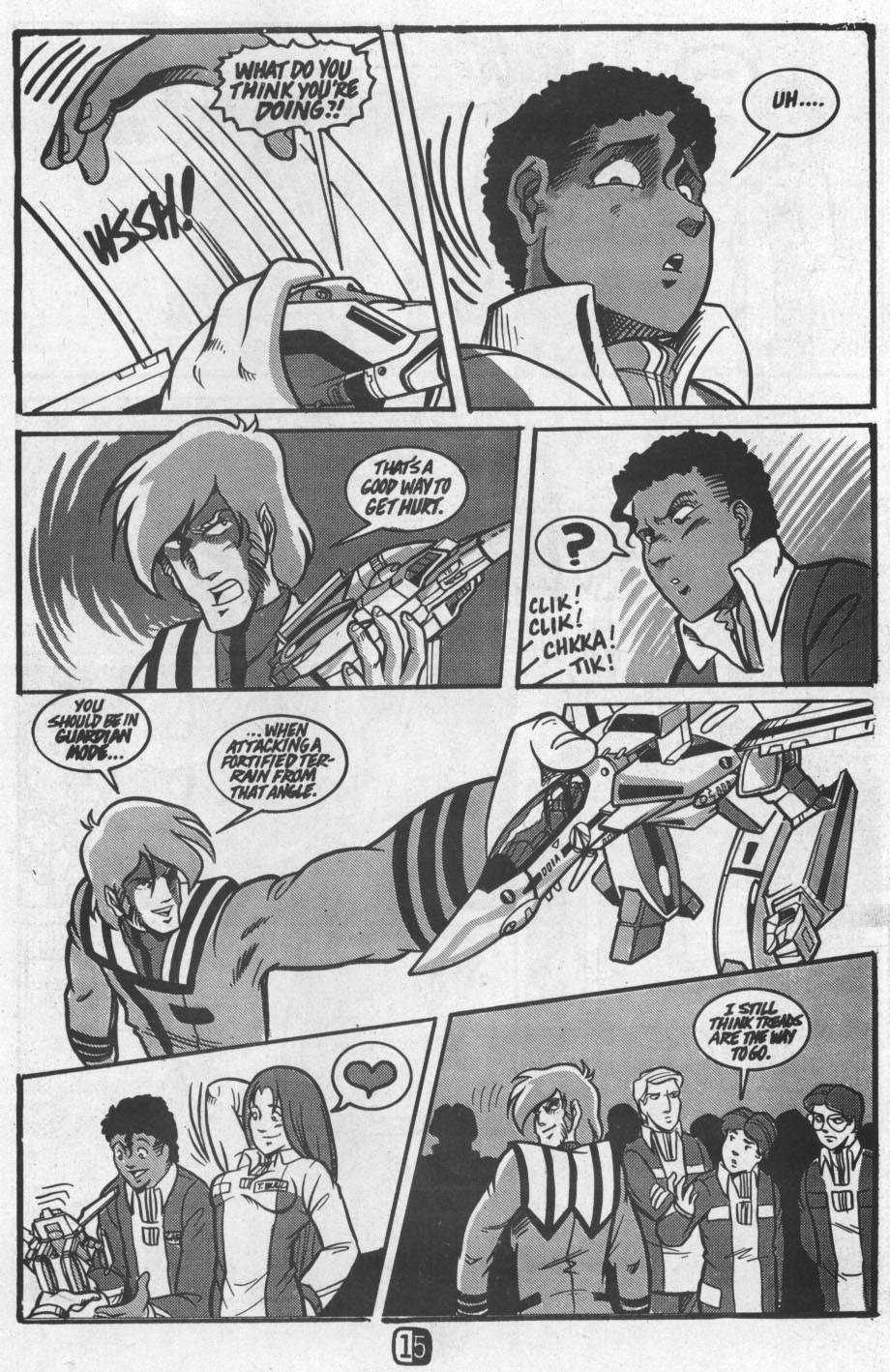 Read online Robotech Academy Blues comic -  Issue #0 - 16
