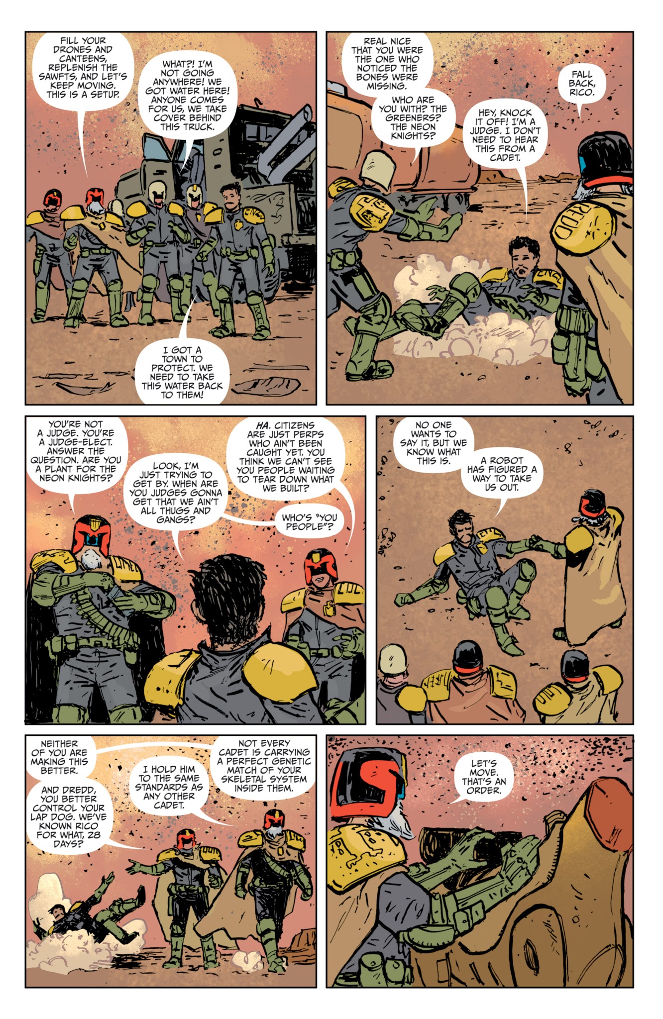 Read online Judge Dredd: The Blessed Earth comic -  Issue #4 - 12