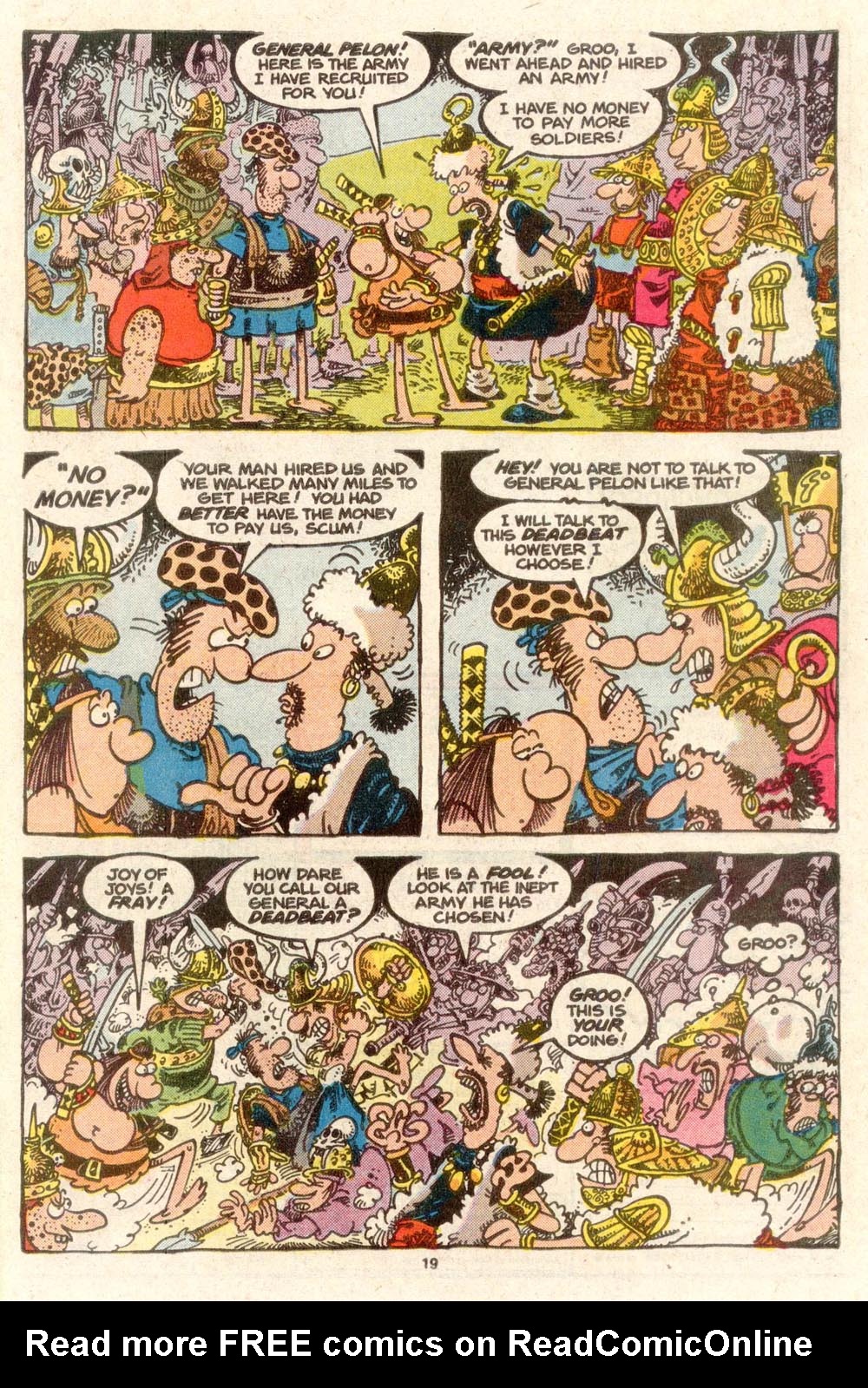 Read online Sergio Aragonés Groo the Wanderer comic -  Issue #38 - 19