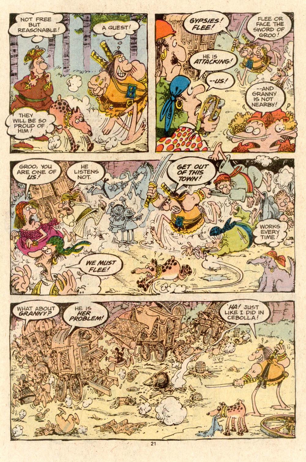 Read online Sergio Aragonés Groo the Wanderer comic -  Issue #41 - 25