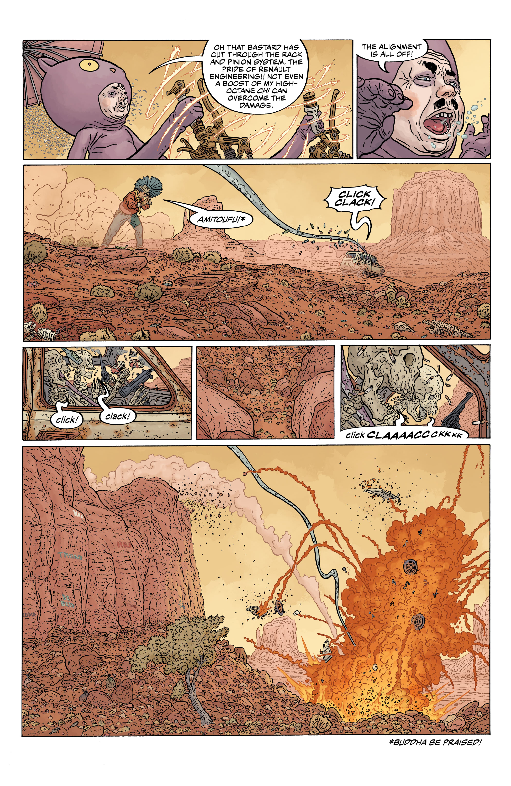 Read online Shaolin Cowboy: Cruel to Be Kin comic -  Issue #2 - 7