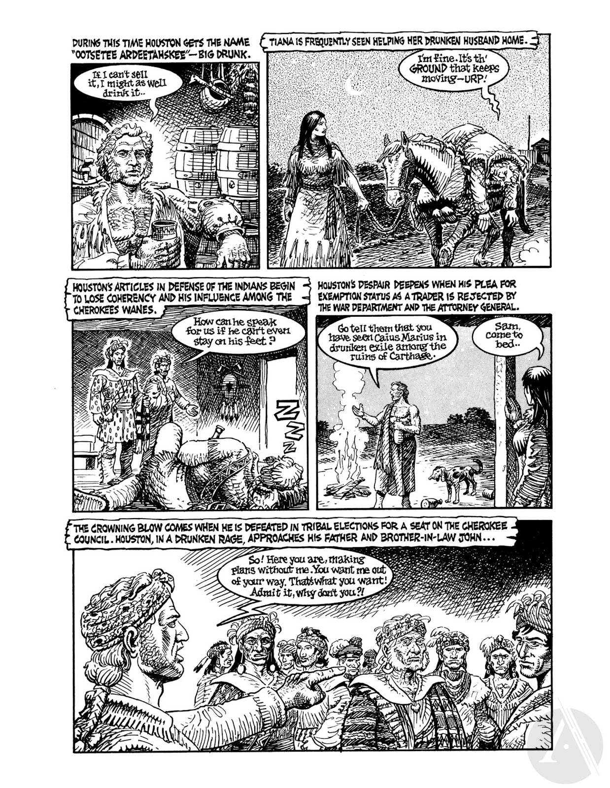Indian Lover: Sam Houston & the Cherokees issue TPB - Page 60