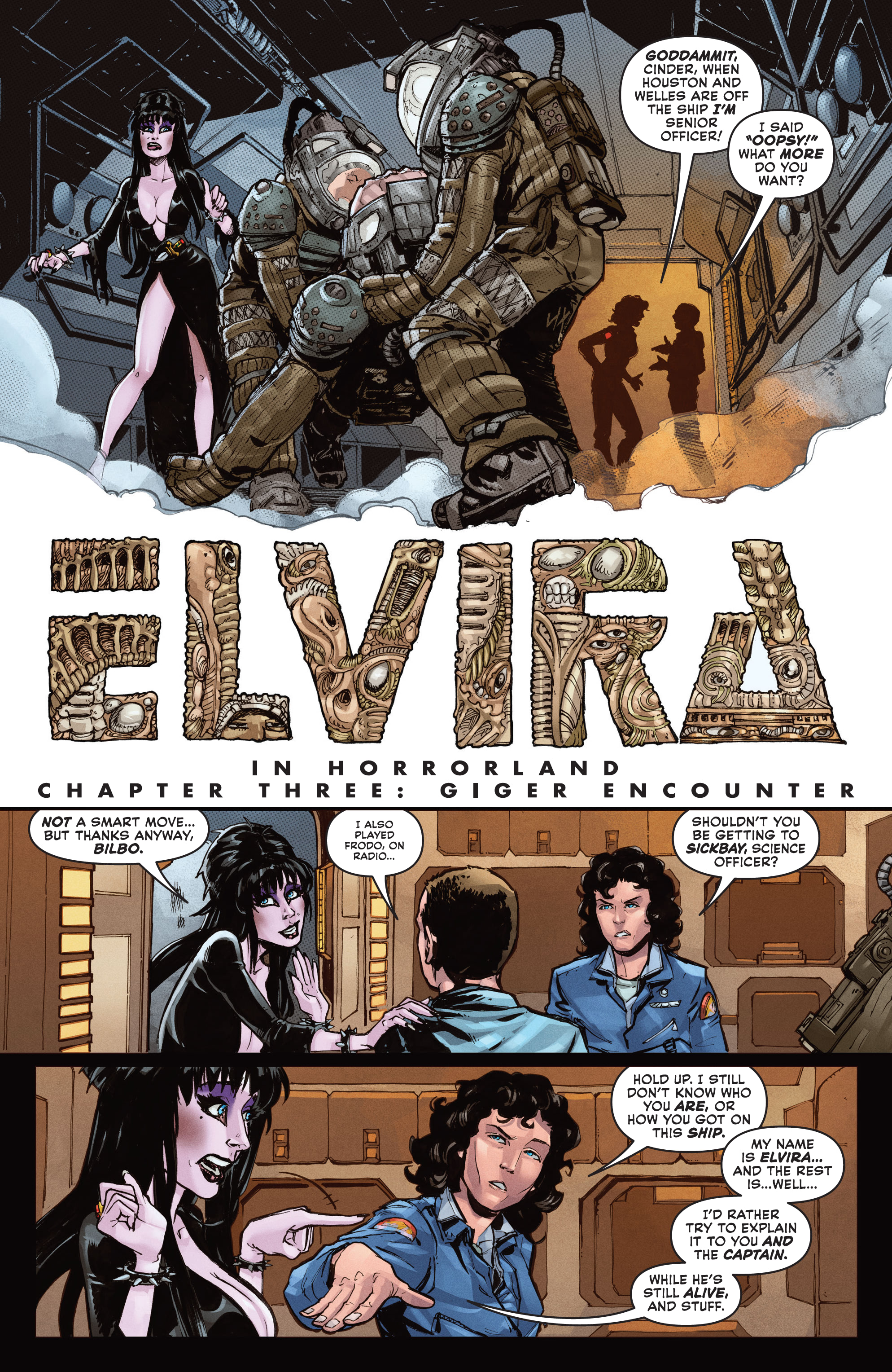 Read online Elvira in Horrorland comic -  Issue #3 - 7