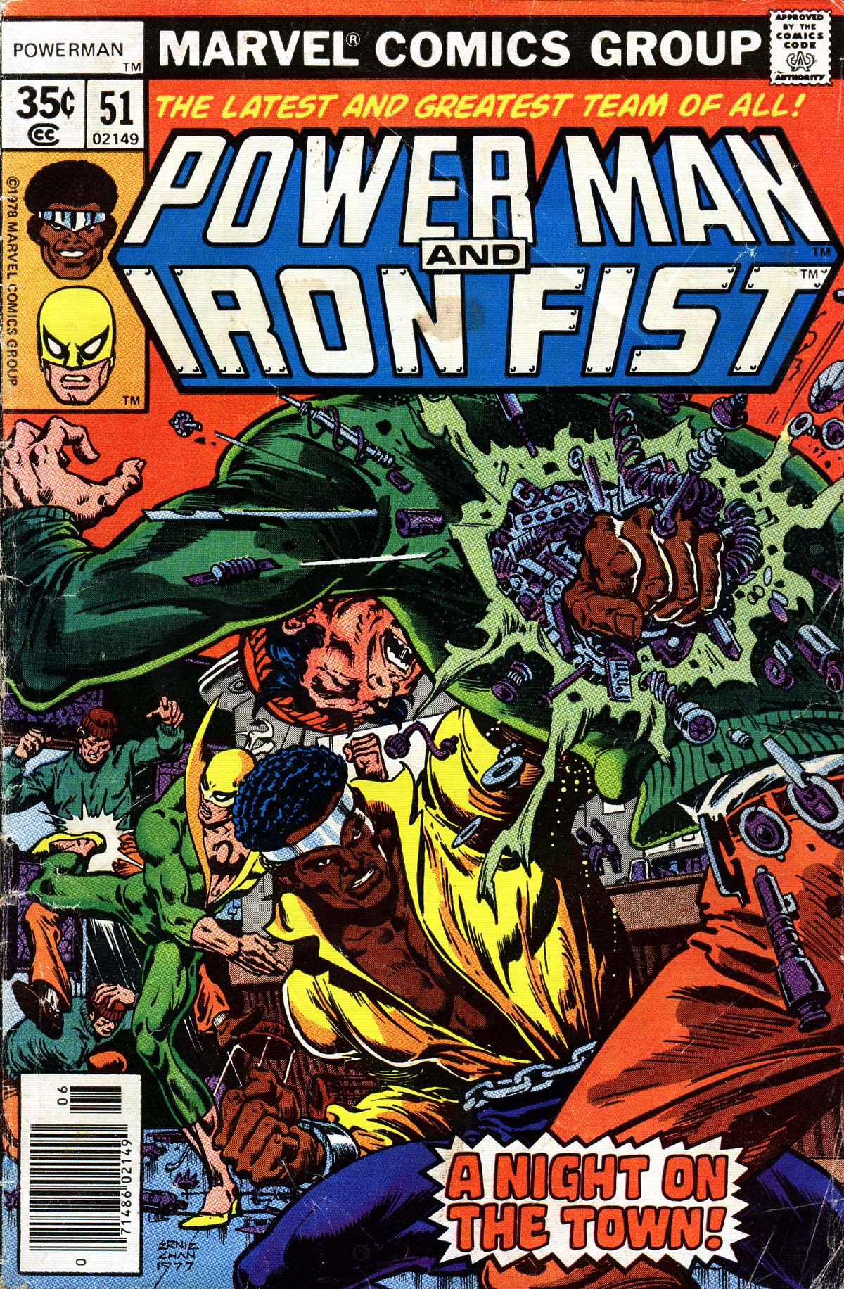 Read online Power Man and Iron Fist (1978) comic -  Issue #51 - 1