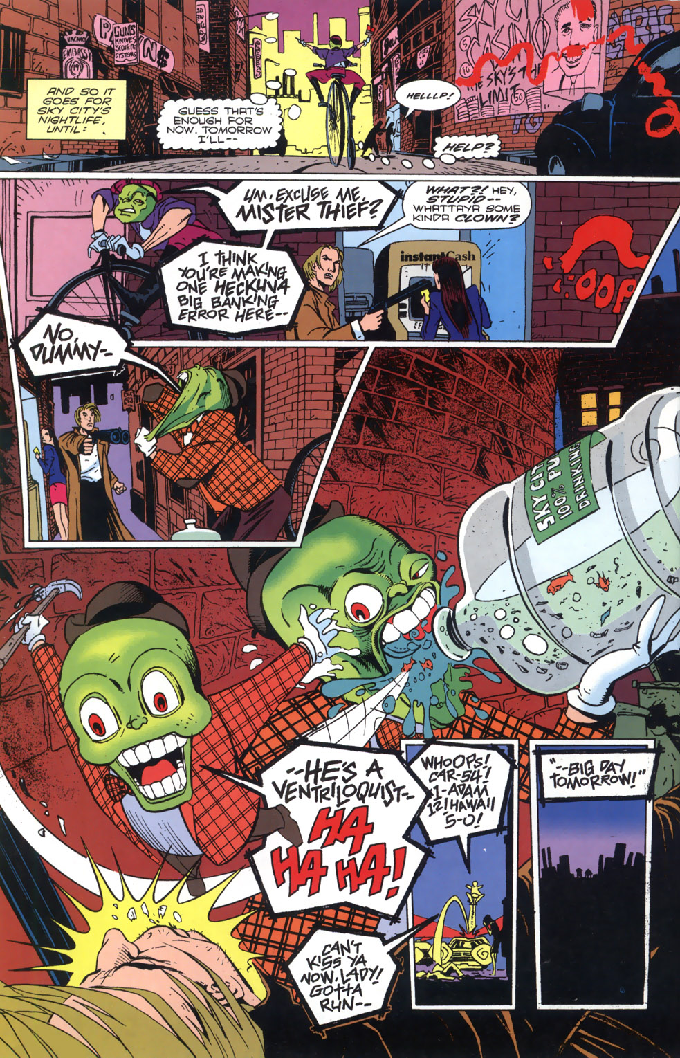 Read online The Mask: The Hunt for Green October comic -  Issue #1 - 22