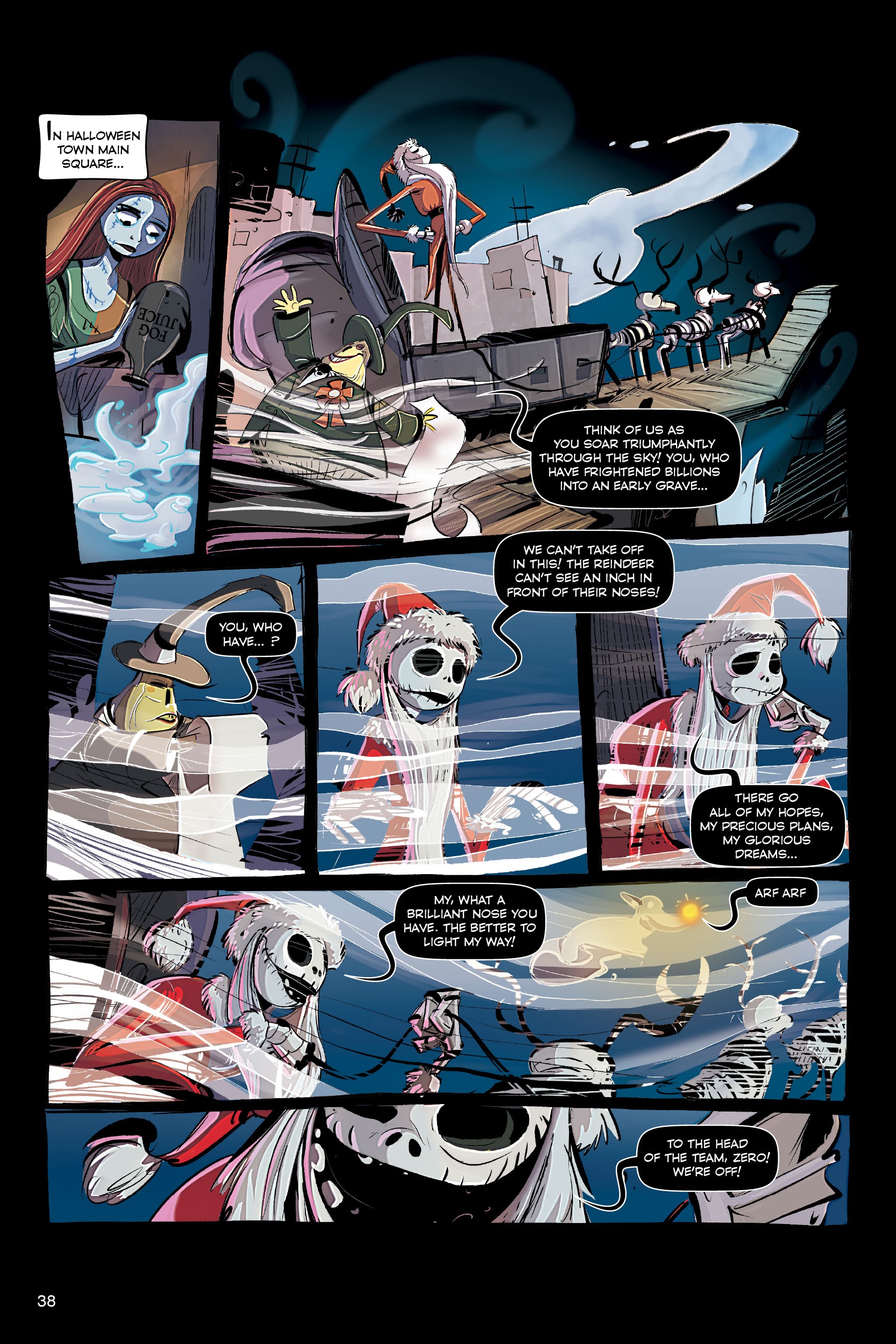 Read online Disney The Nightmare Before Christmas: The Story of the Movie in Comics comic -  Issue # Full - 37