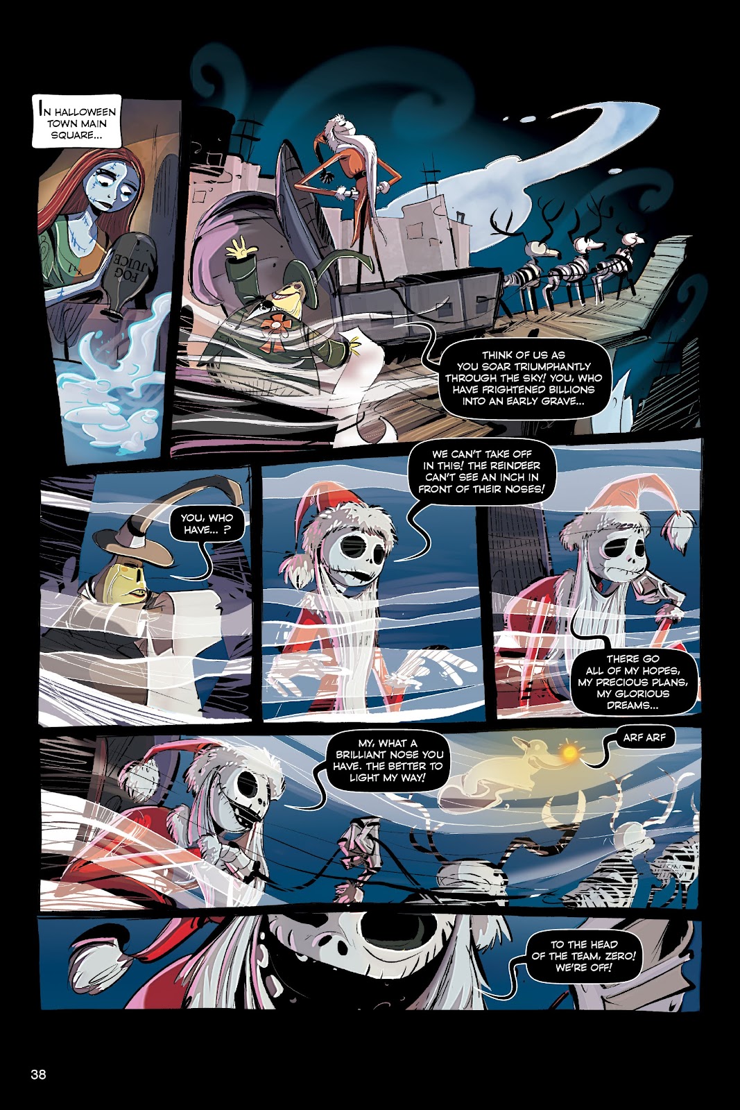 Disney The Nightmare Before Christmas: The Story of the Movie in Comics issue Full - Page 37