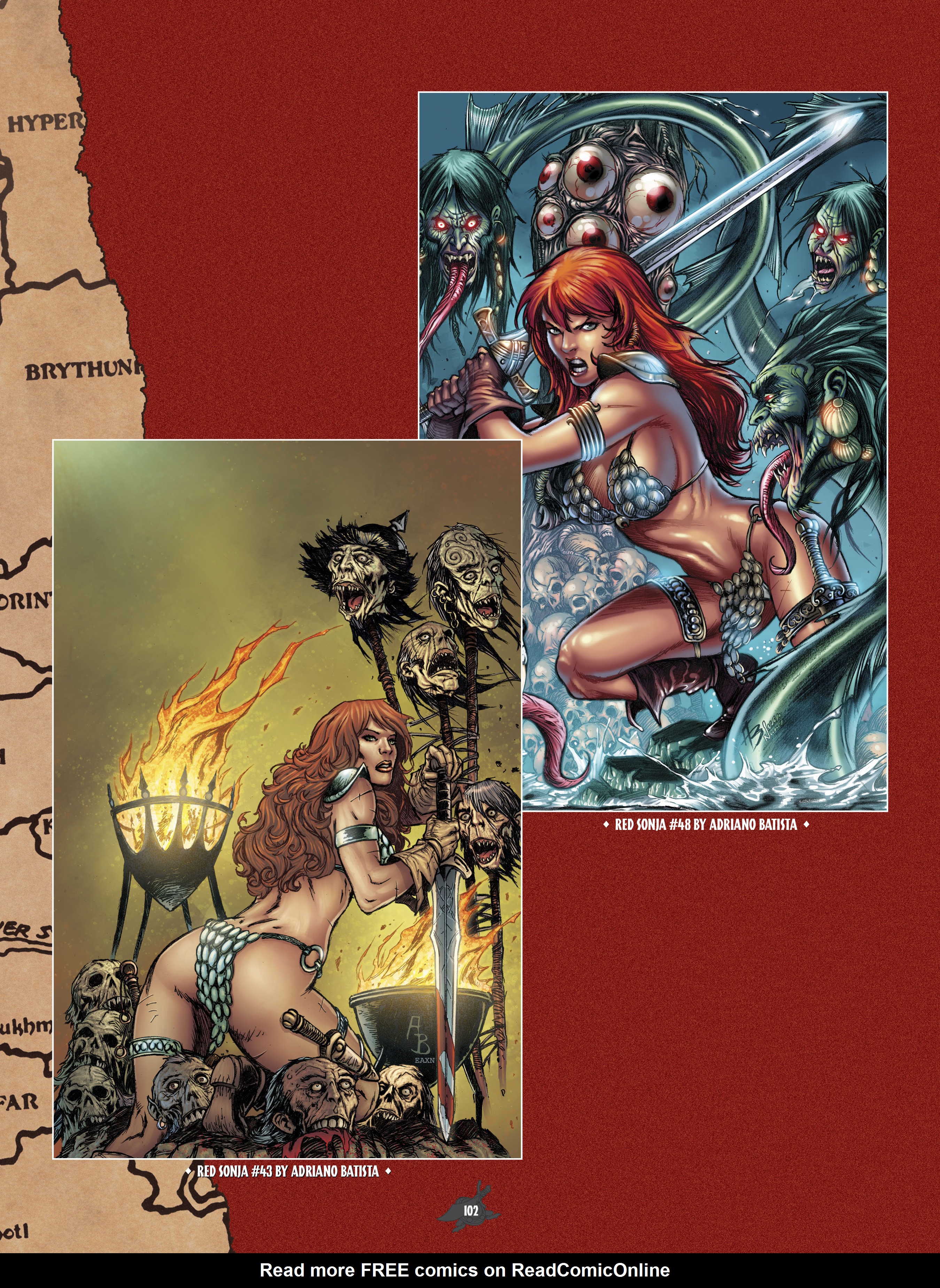 Read online The Art of Red Sonja comic -  Issue # TPB 1 (Part 2) - 1