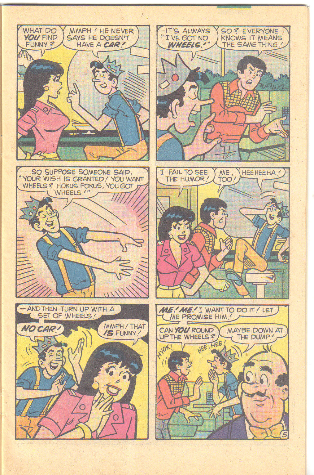 Read online Reggie and Me (1966) comic -  Issue #119 - 7