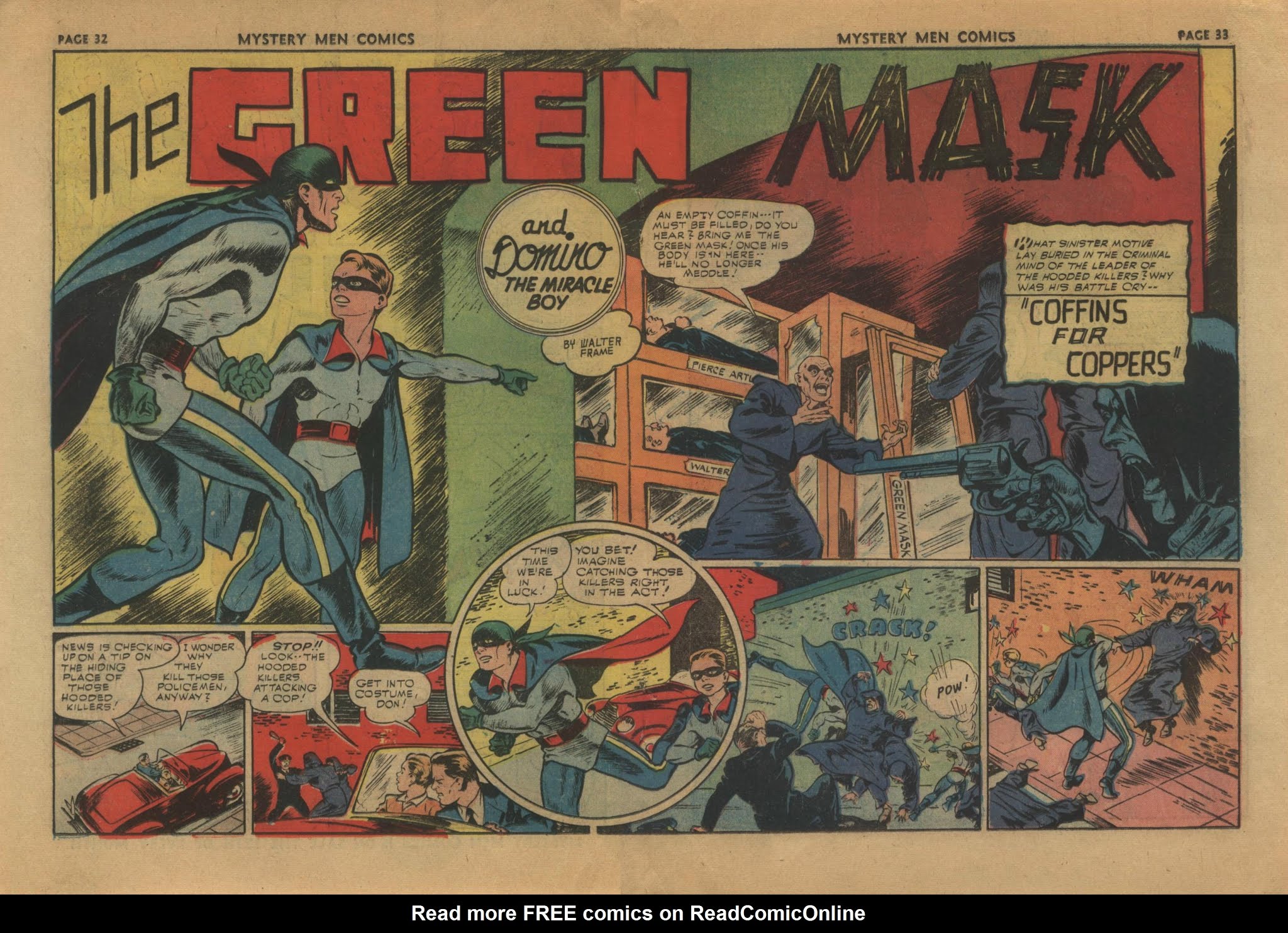 Read online Mystery Men Comics comic -  Issue #31 - 34