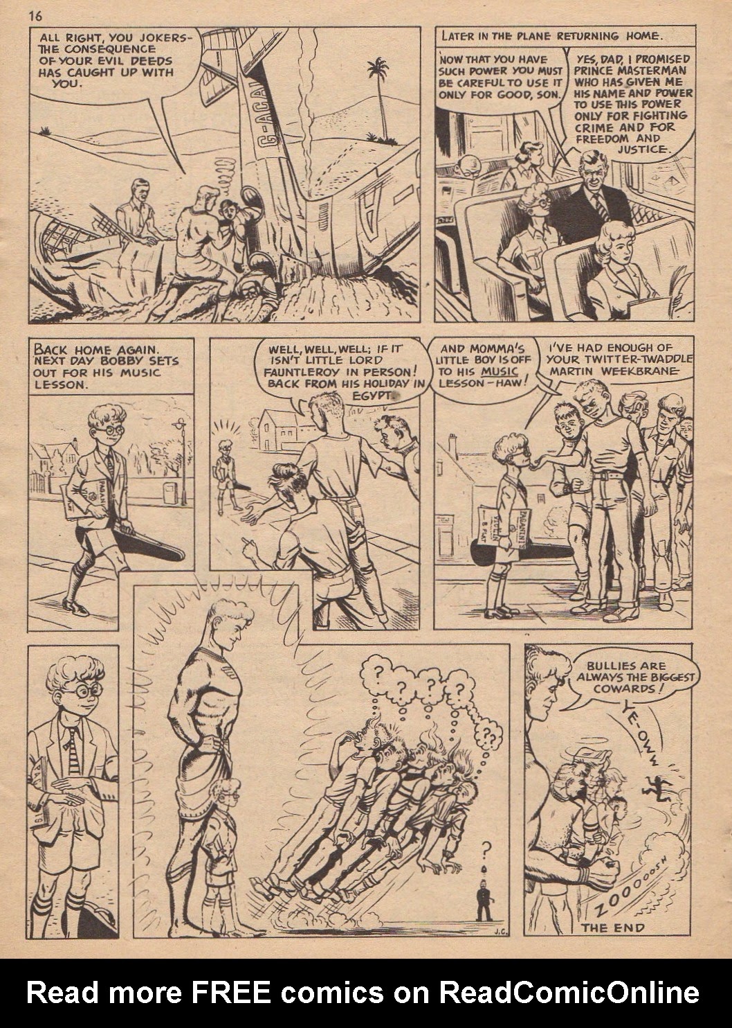 Read online Masterman Comic comic -  Issue #1 - 16