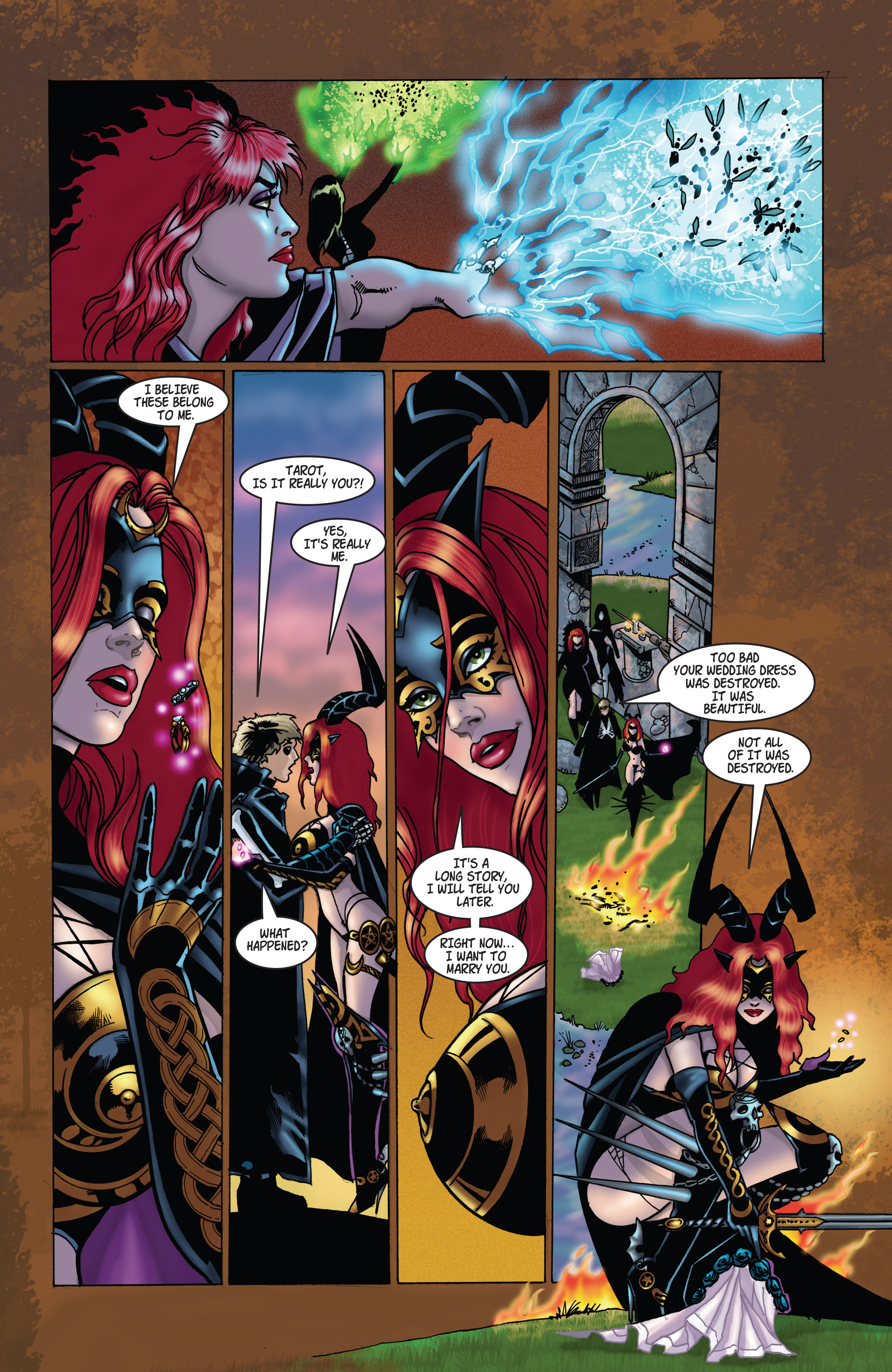 Read online Tarot: Witch of the Black Rose comic -  Issue #100 - 22