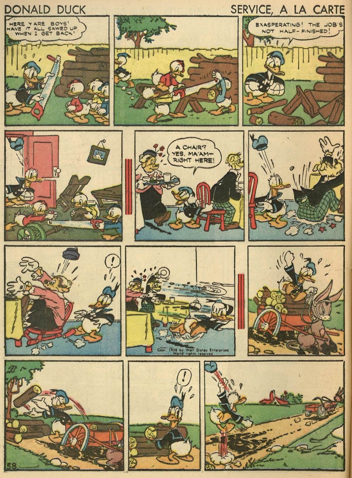 Read online Walt Disney's Comics and Stories comic -  Issue #8 - 60