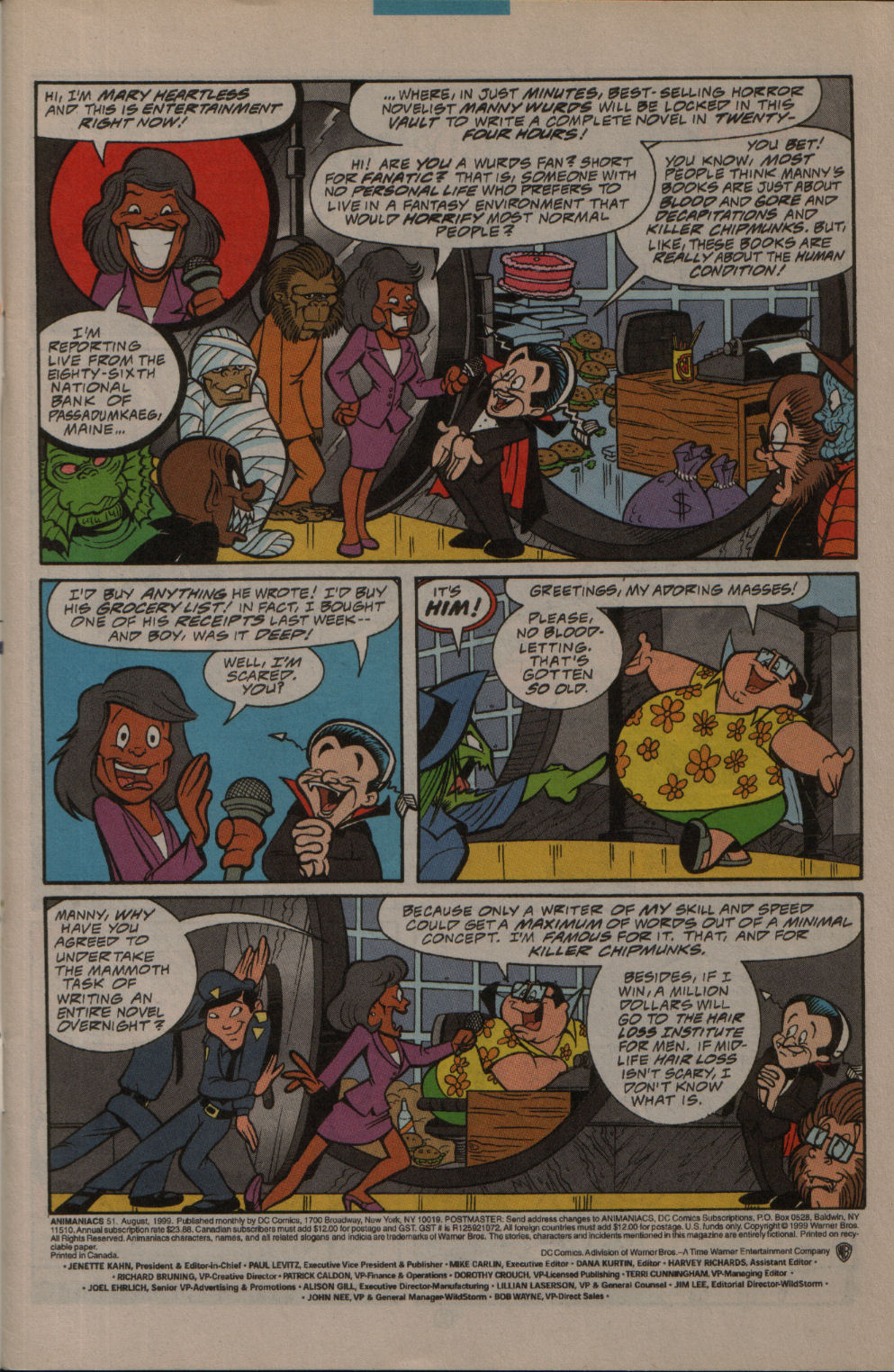 Read online Animaniacs comic -  Issue #51 - 2