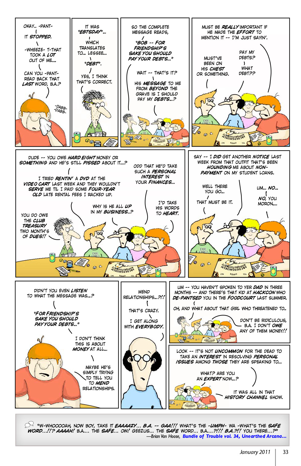 Read online Knights of the Dinner Table comic -  Issue #171 - 35