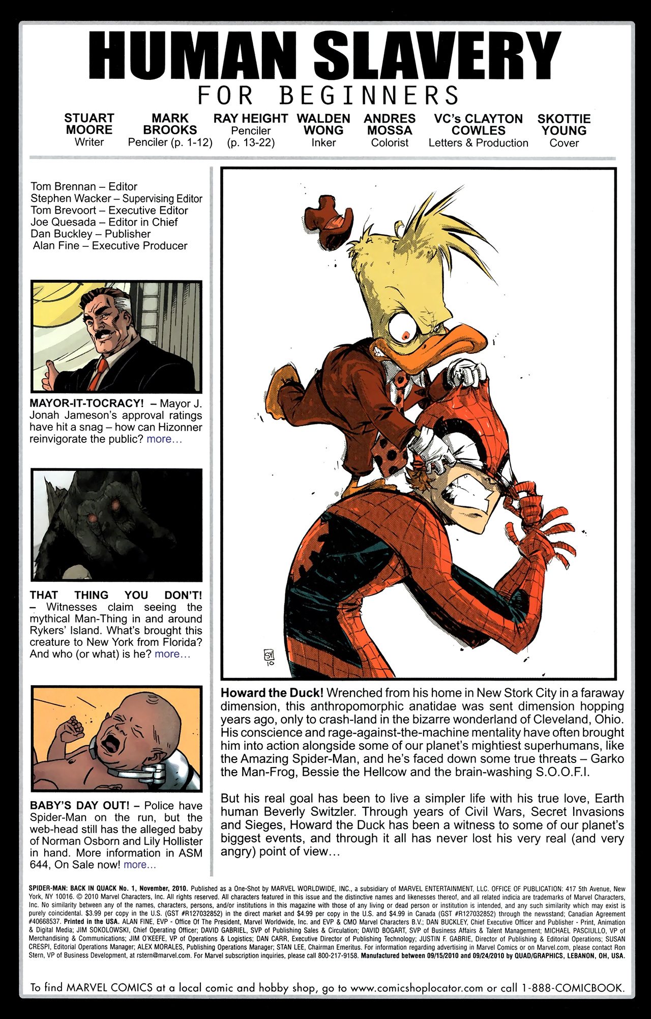 Read online The Amazing Spider-Man: Back in Quack comic -  Issue # Full - 2