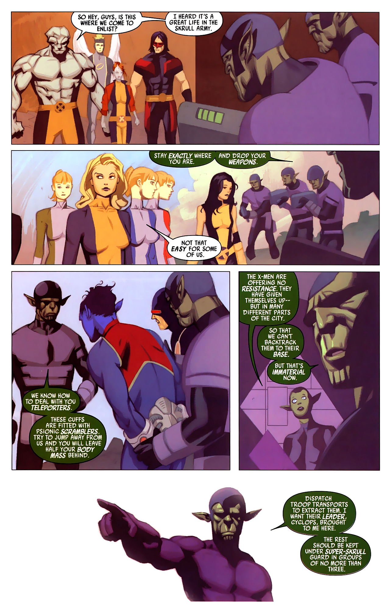 Read online Secret Invasion: X-Men comic -  Issue #4 - 11