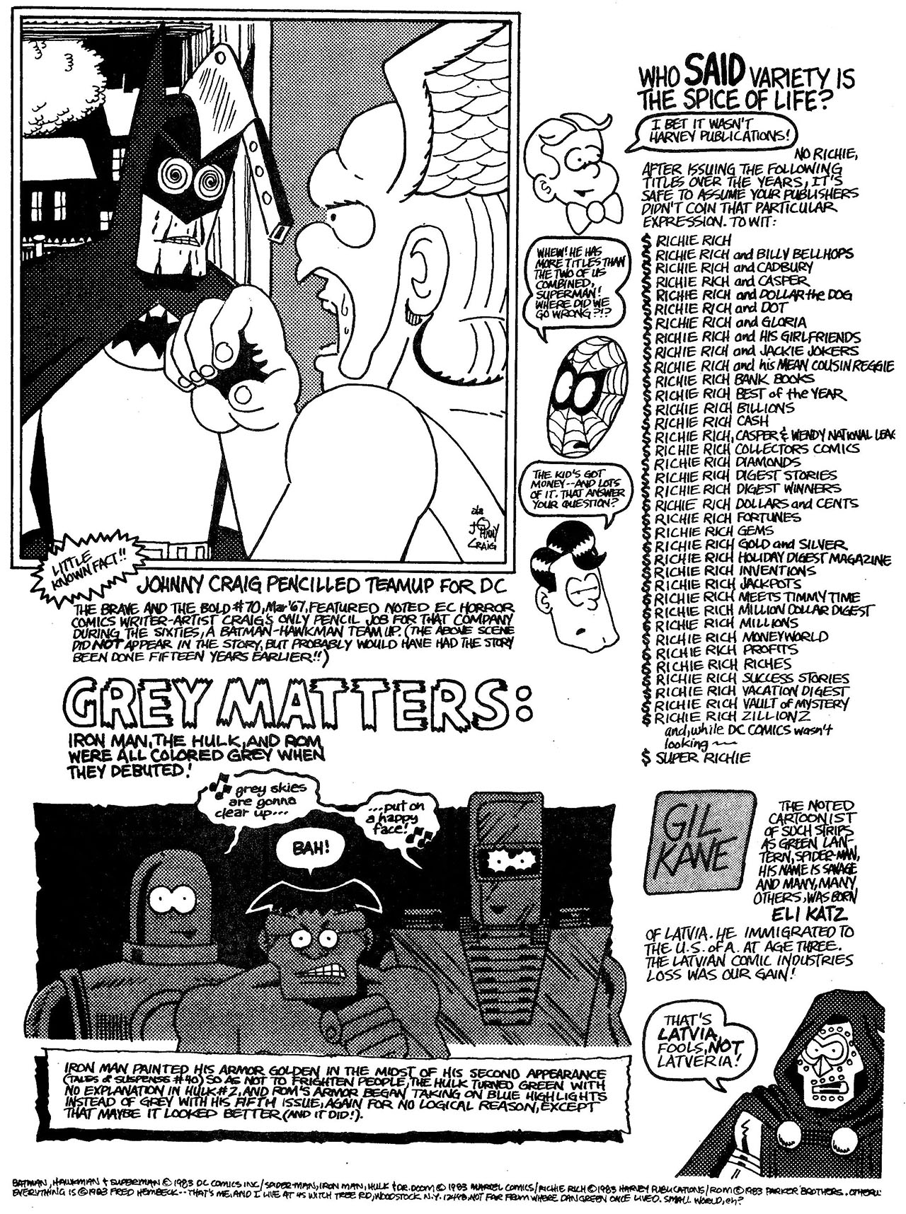Read online The Nearly Complete Essential Hembeck Archives Omnibus comic -  Issue # TPB (Part 4) - 54