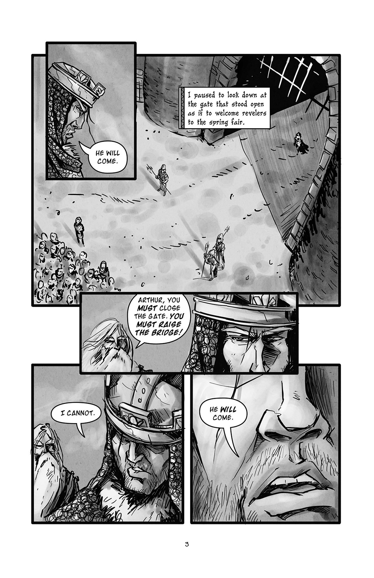 Read online Knights of the Living Dead comic -  Issue #1 - 5