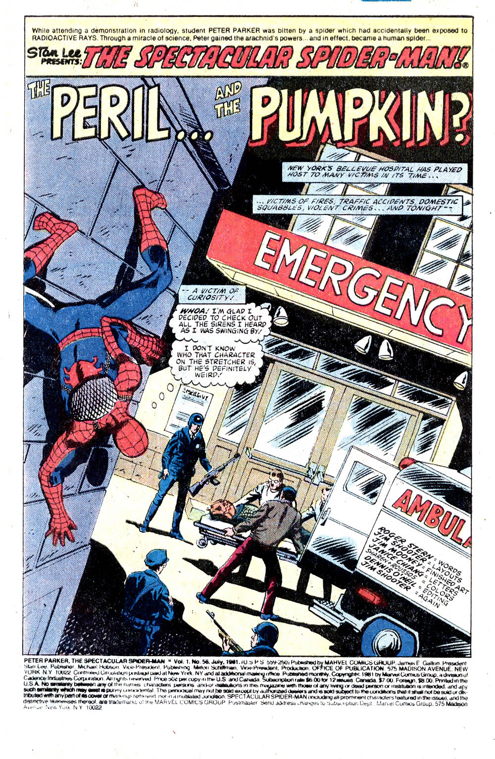 Read online The Spectacular Spider-Man (1976) comic -  Issue #56 - 2