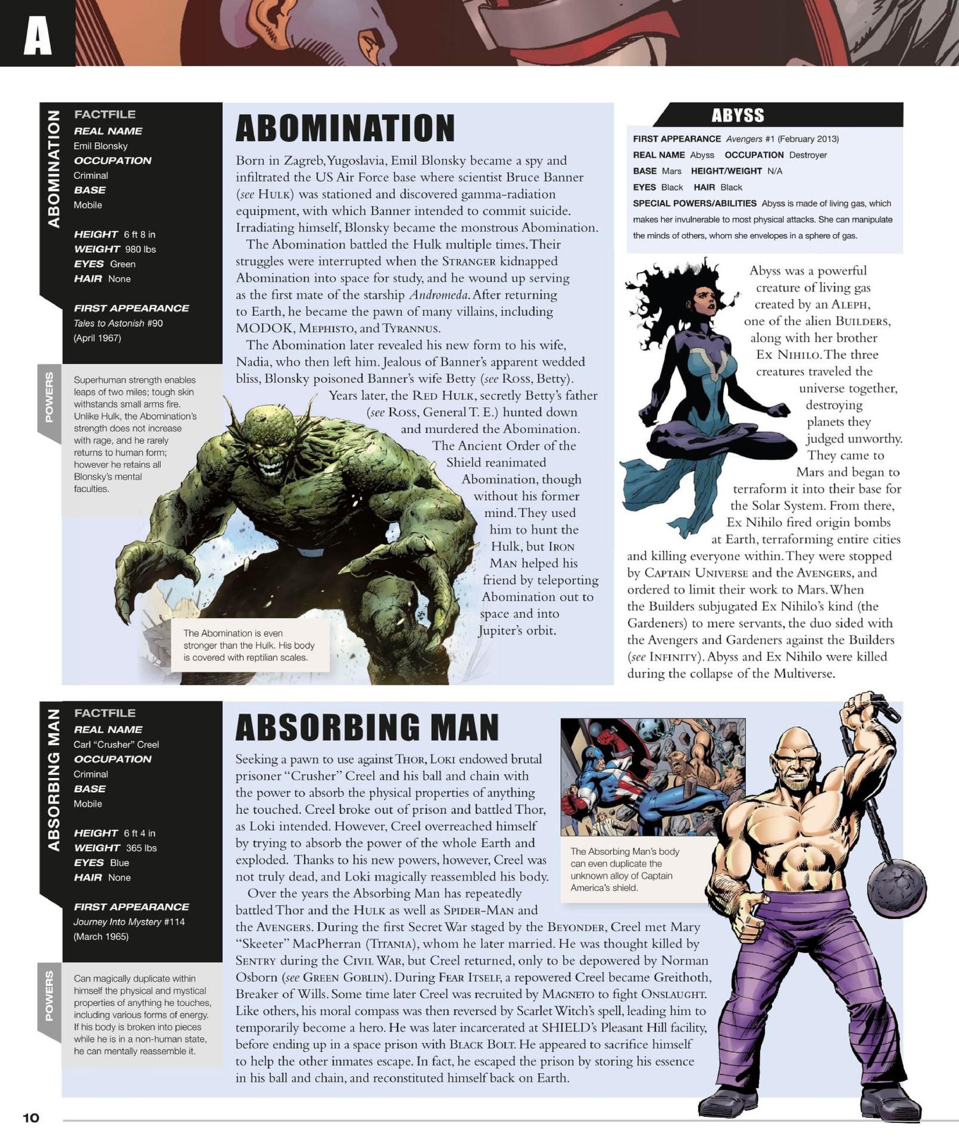 Read online Marvel Encyclopedia, New Edition comic -  Issue # TPB (Part 1) - 12