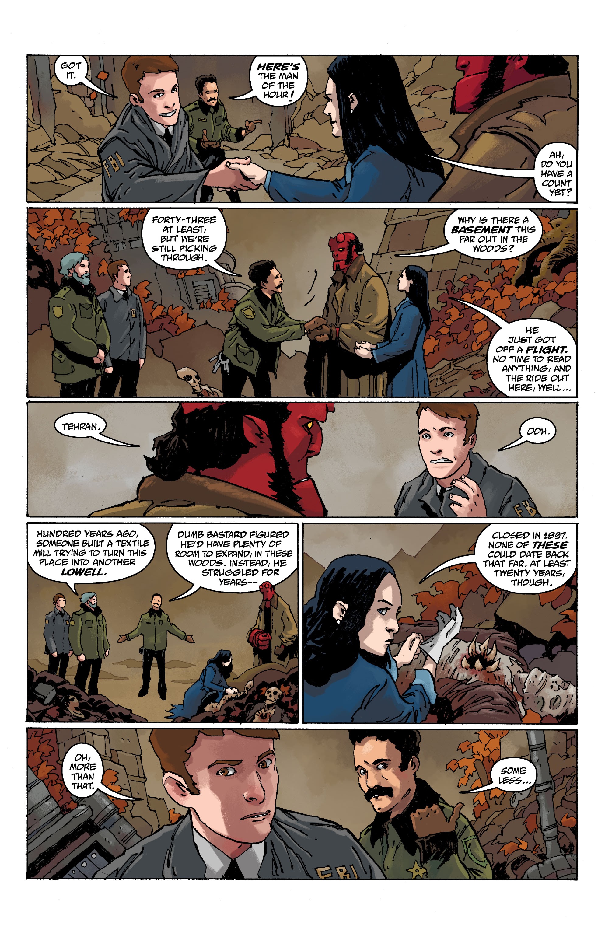 Read online Hellboy and the B.P.R.D.: The Beast of Vargu and Others comic -  Issue # TPB (Part 1) - 34