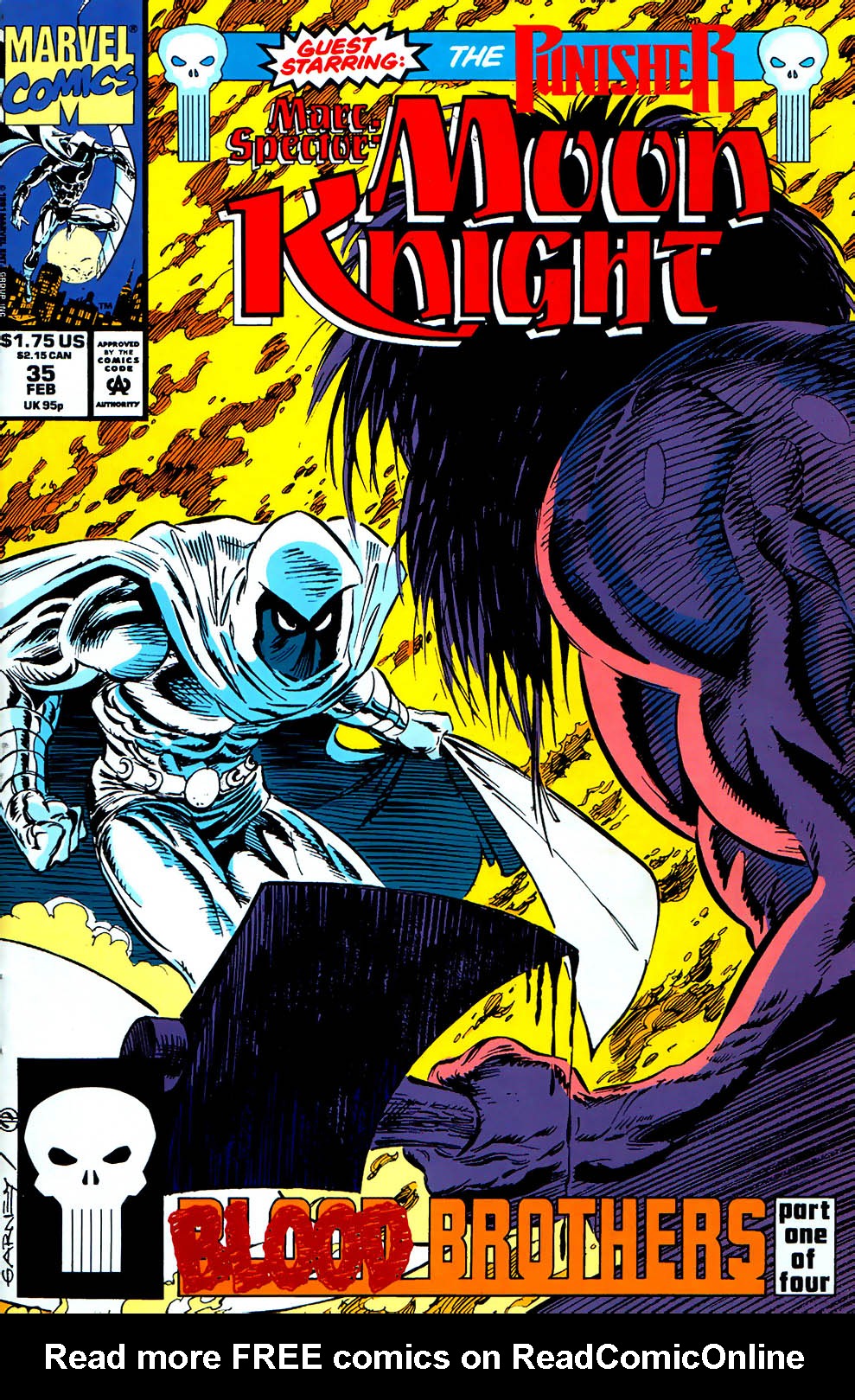 Read online Marc Spector: Moon Knight comic -  Issue #35 - 1