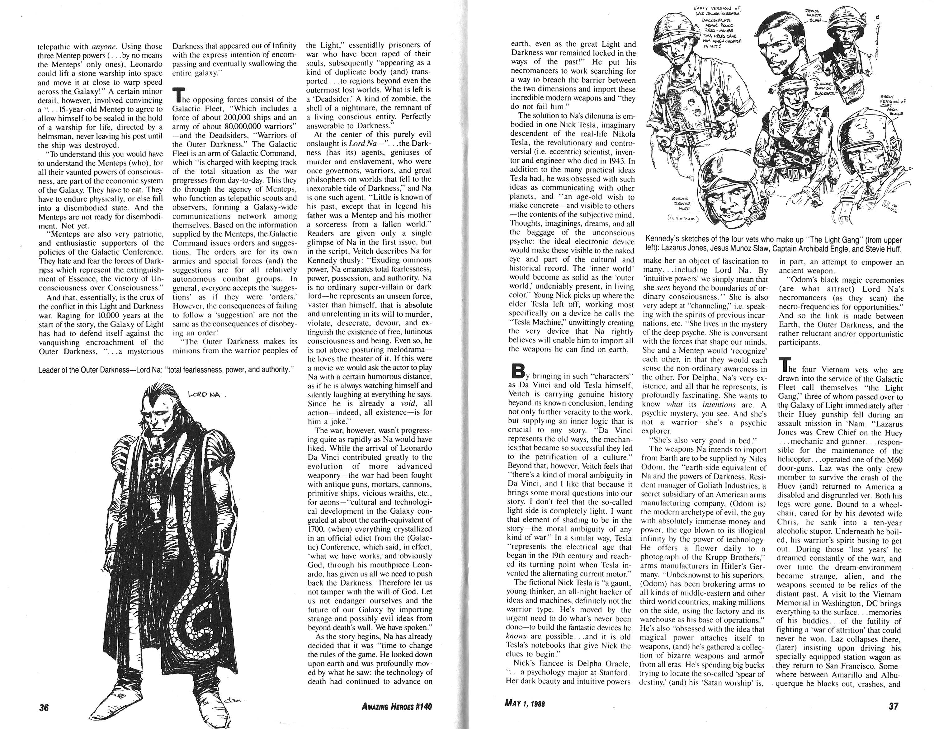 Read online Amazing Heroes comic -  Issue #140 - 19