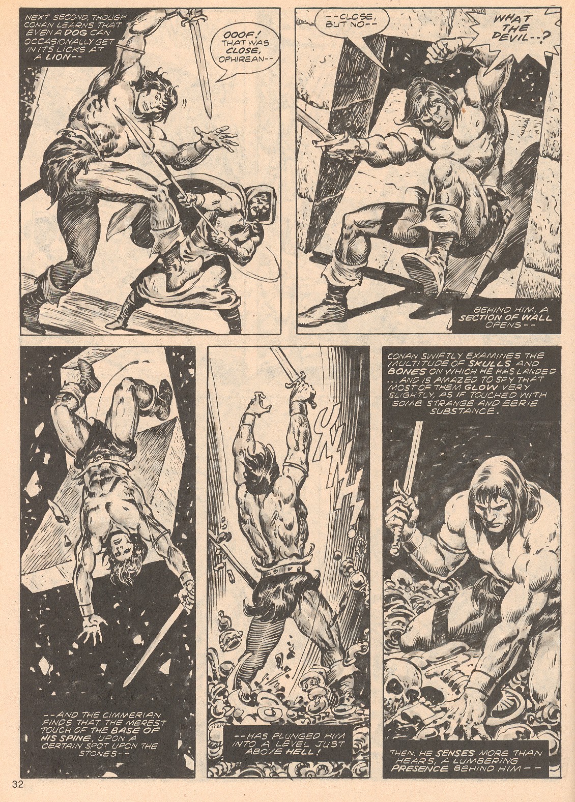 Read online The Savage Sword Of Conan comic -  Issue #68 - 32