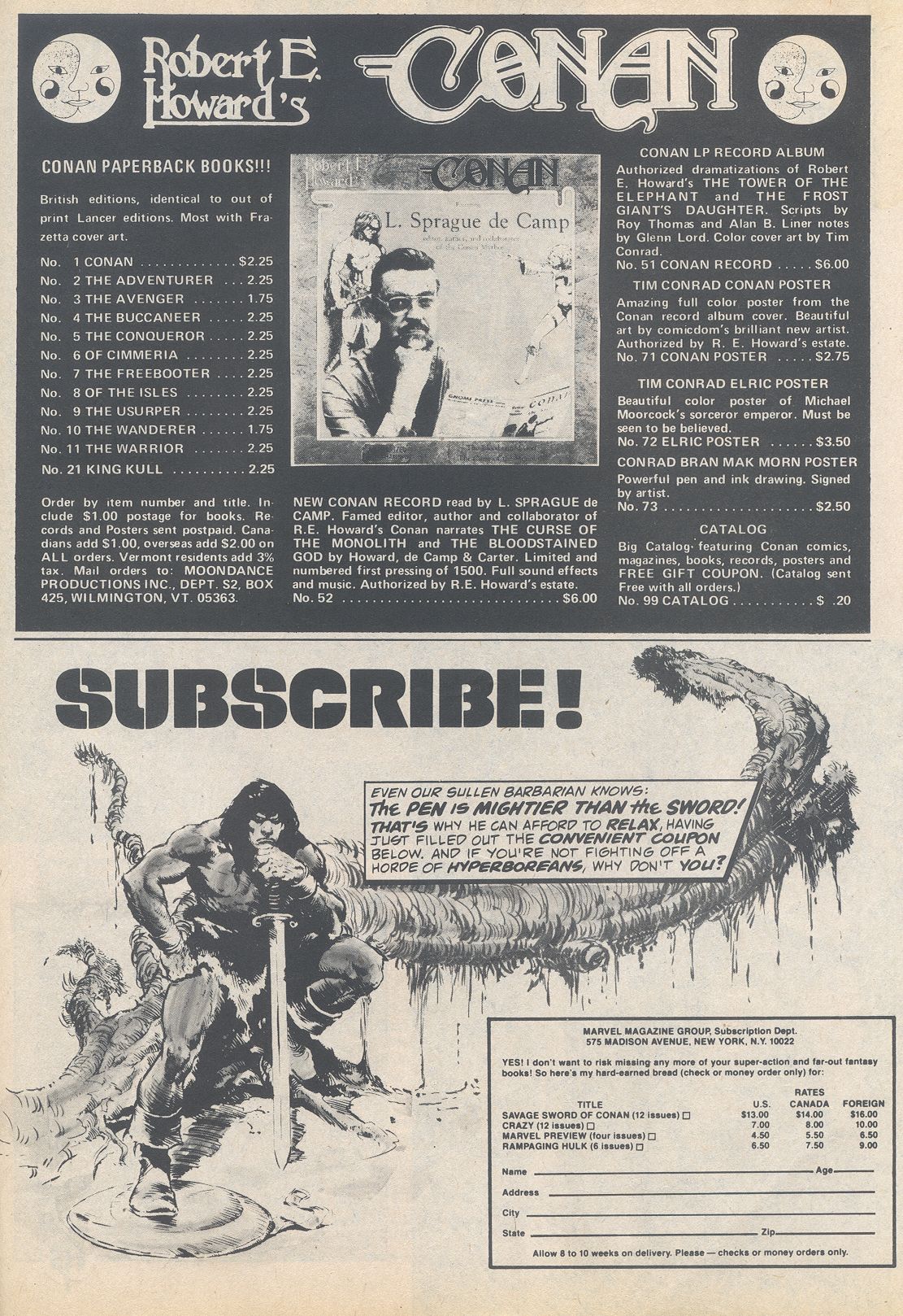 Read online The Savage Sword Of Conan comic -  Issue #20 - 61