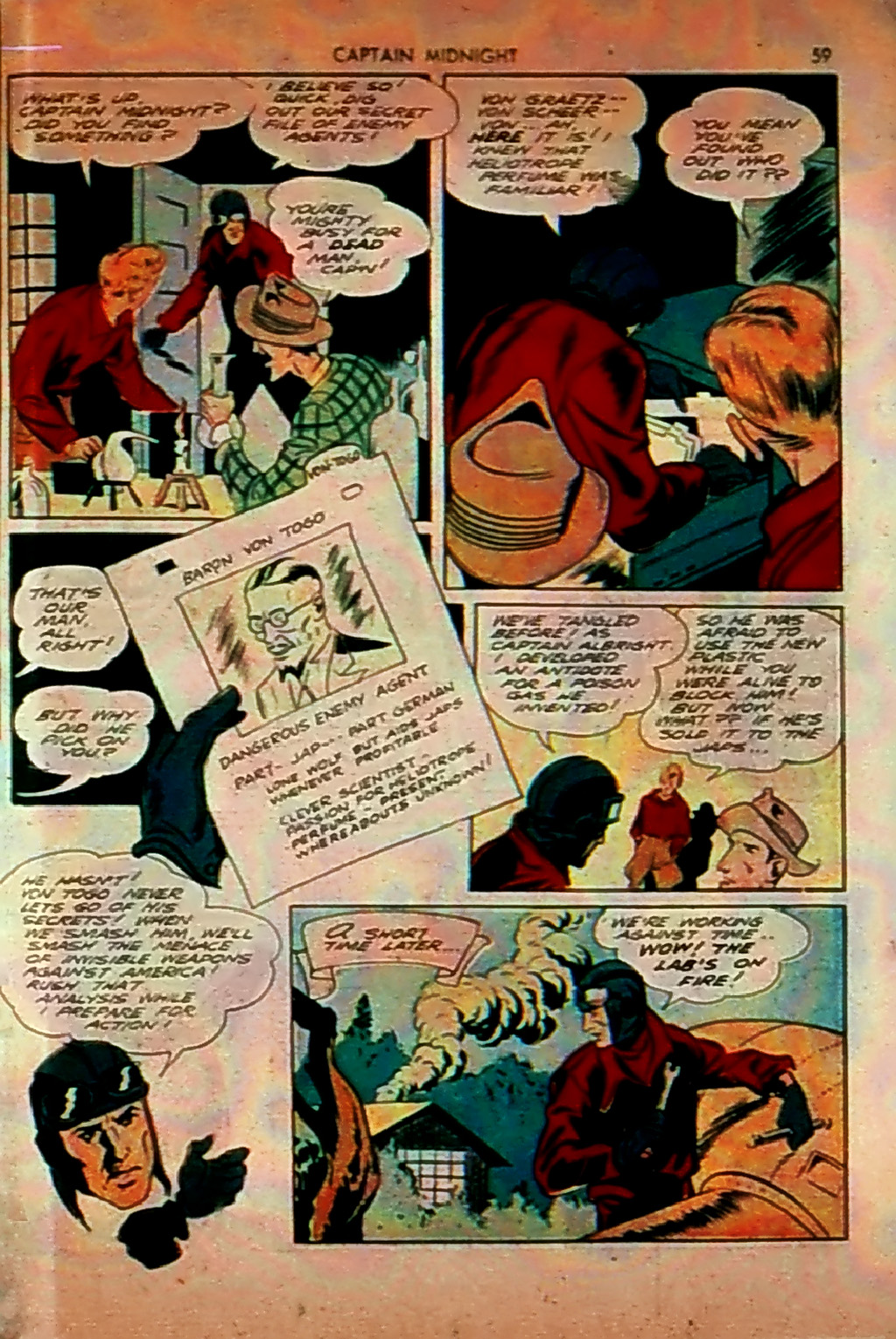 Read online Captain Midnight (1942) comic -  Issue #1 - 59