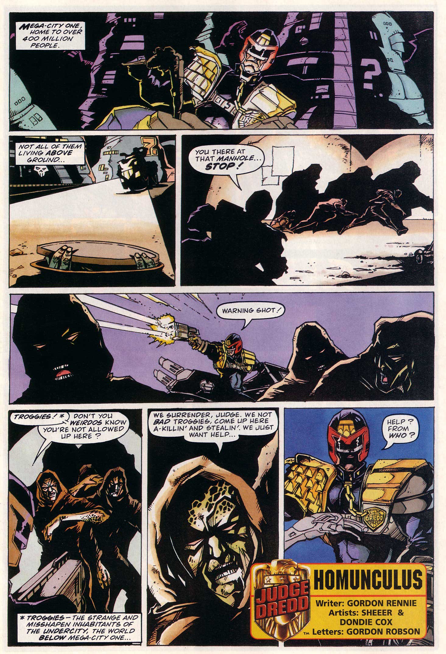 Read online Judge Dredd Lawman of the Future comic -  Issue #4 - 28