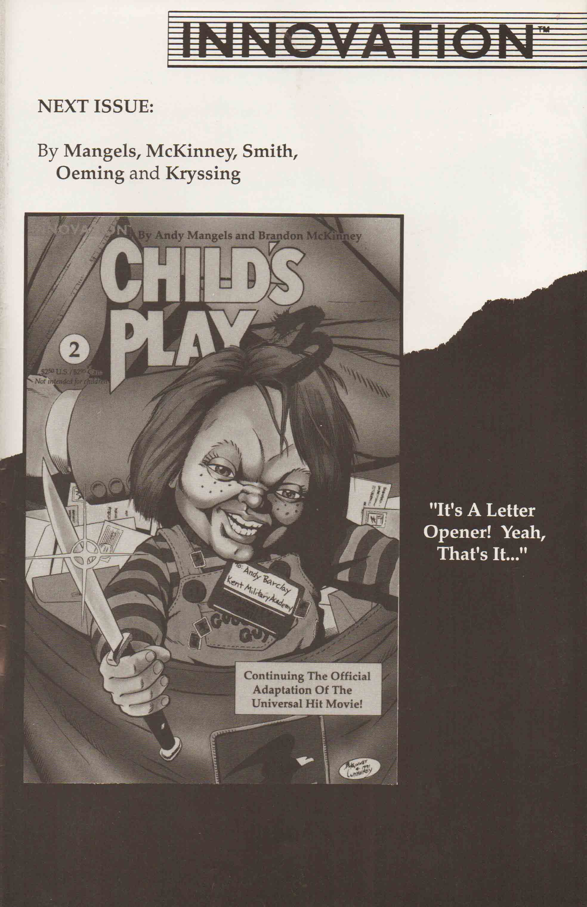 Read online Child's Play 3 comic -  Issue #1 - 27