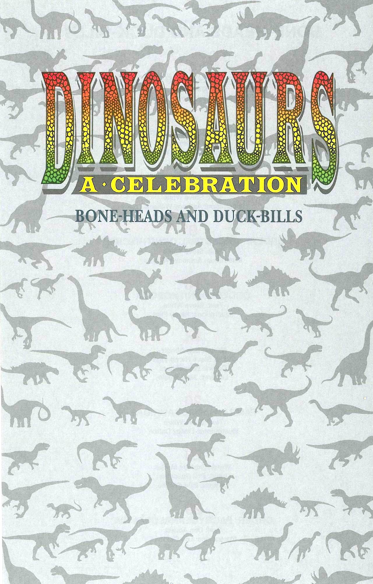 Read online Dinosaurs, A Celebration comic -  Issue #3 - 3