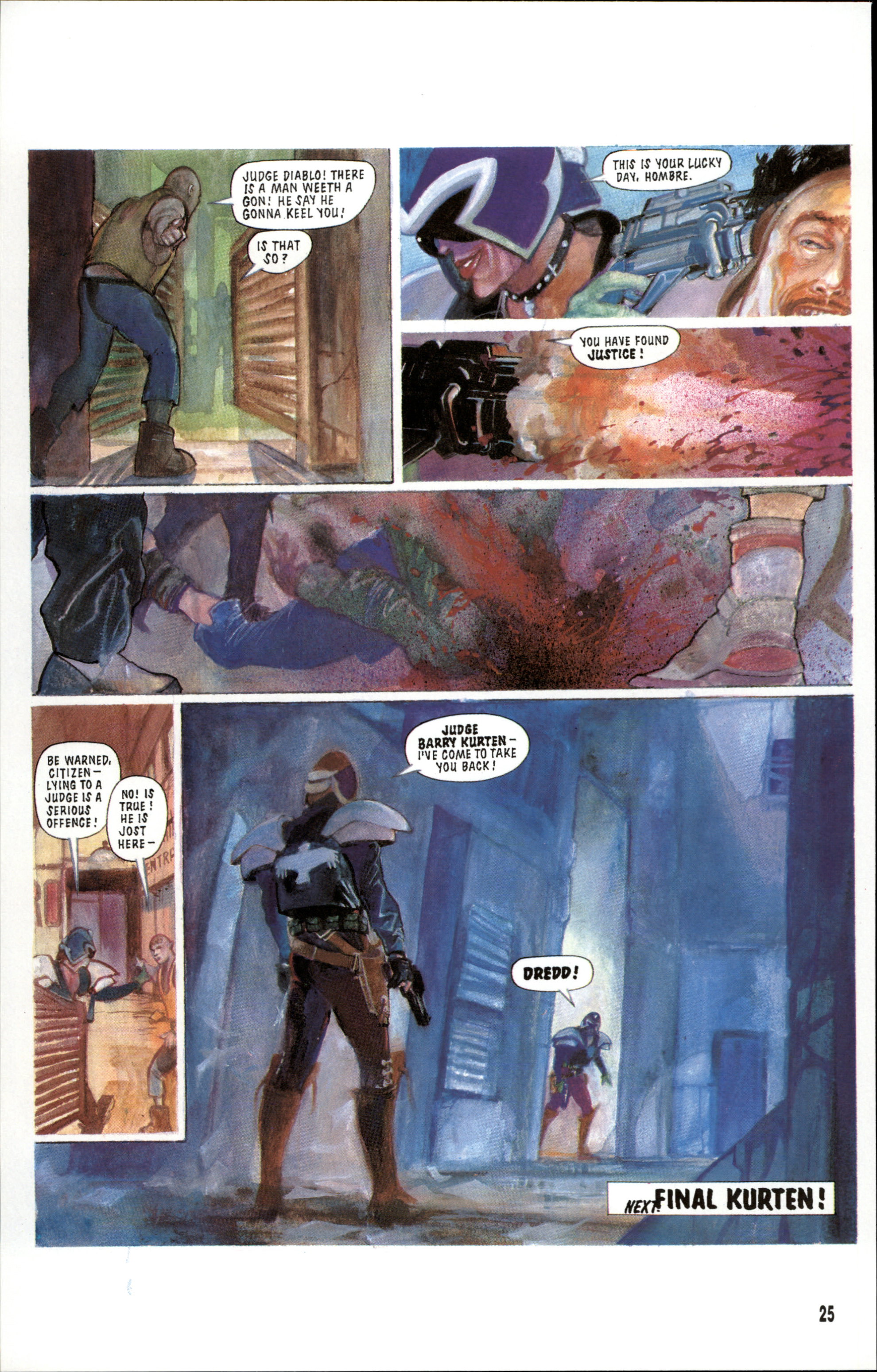 Read online Dredd Rules! comic -  Issue #7 - 27
