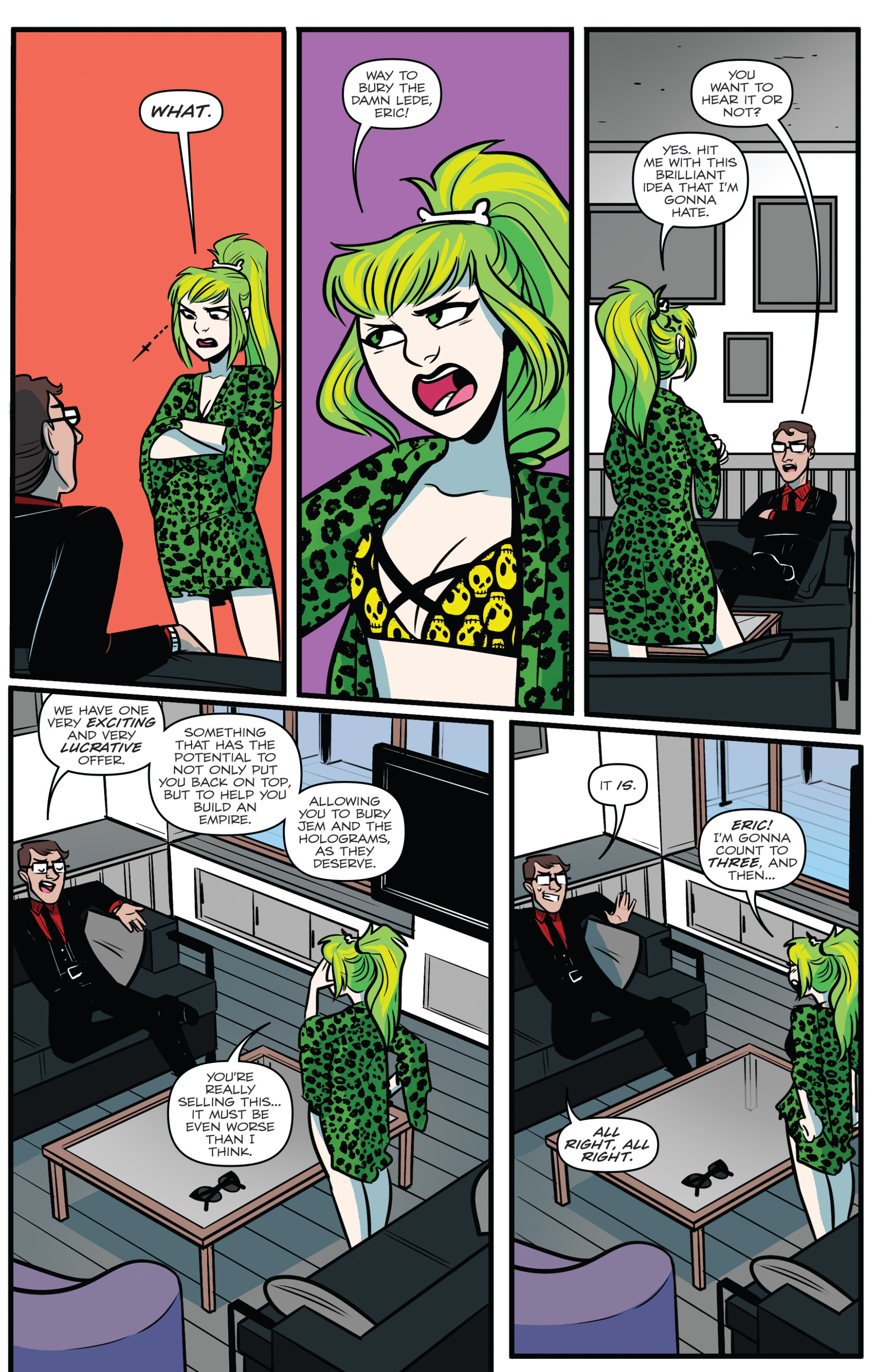 Read online Jem: The Misfits comic -  Issue #1 - 10