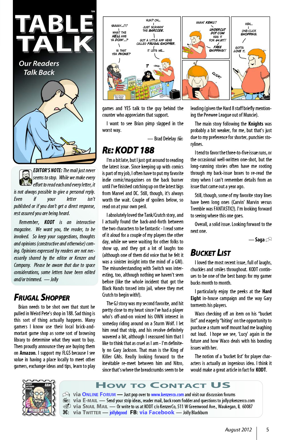 Read online Knights of the Dinner Table comic -  Issue #190 - 7