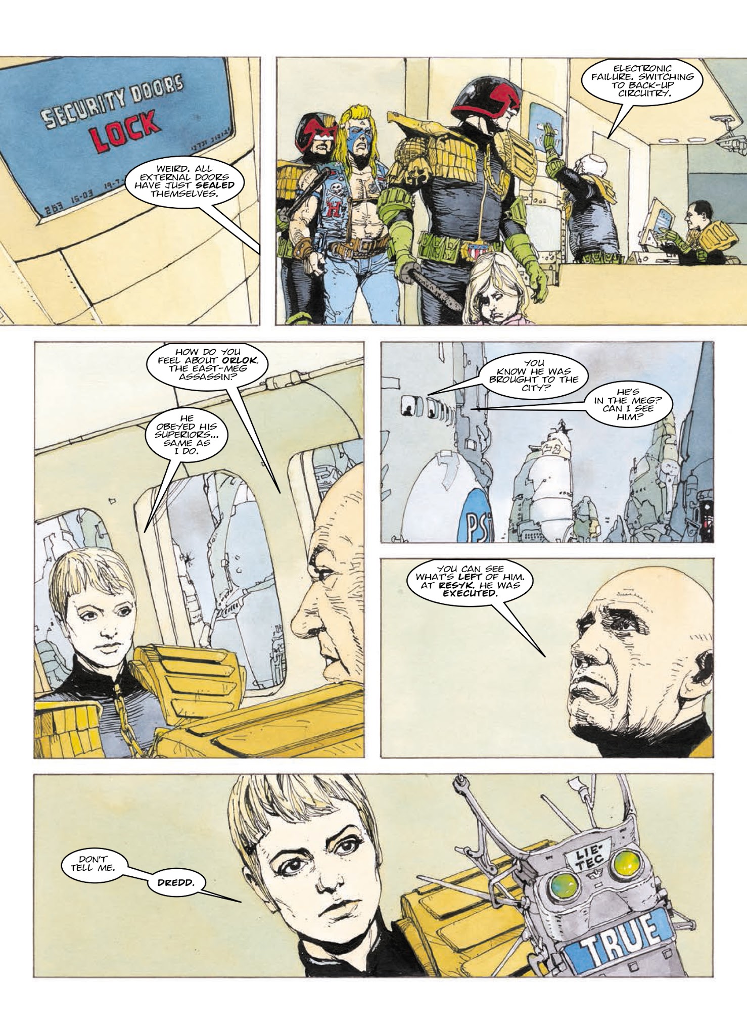 Read online Judge Anderson: The Psi Files comic -  Issue # TPB 4 - 189