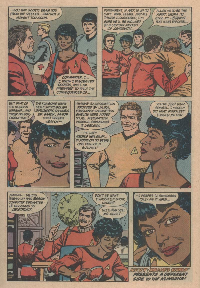Read online Star Trek (1984) comic -  Issue #30 - 23