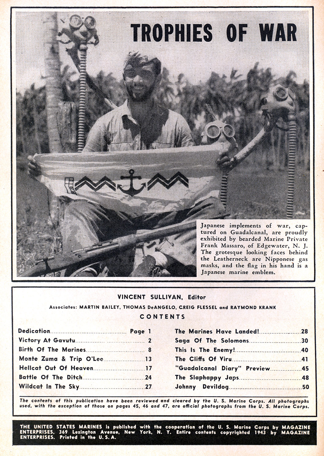 Read online United States Marines comic -  Issue #1 - 2