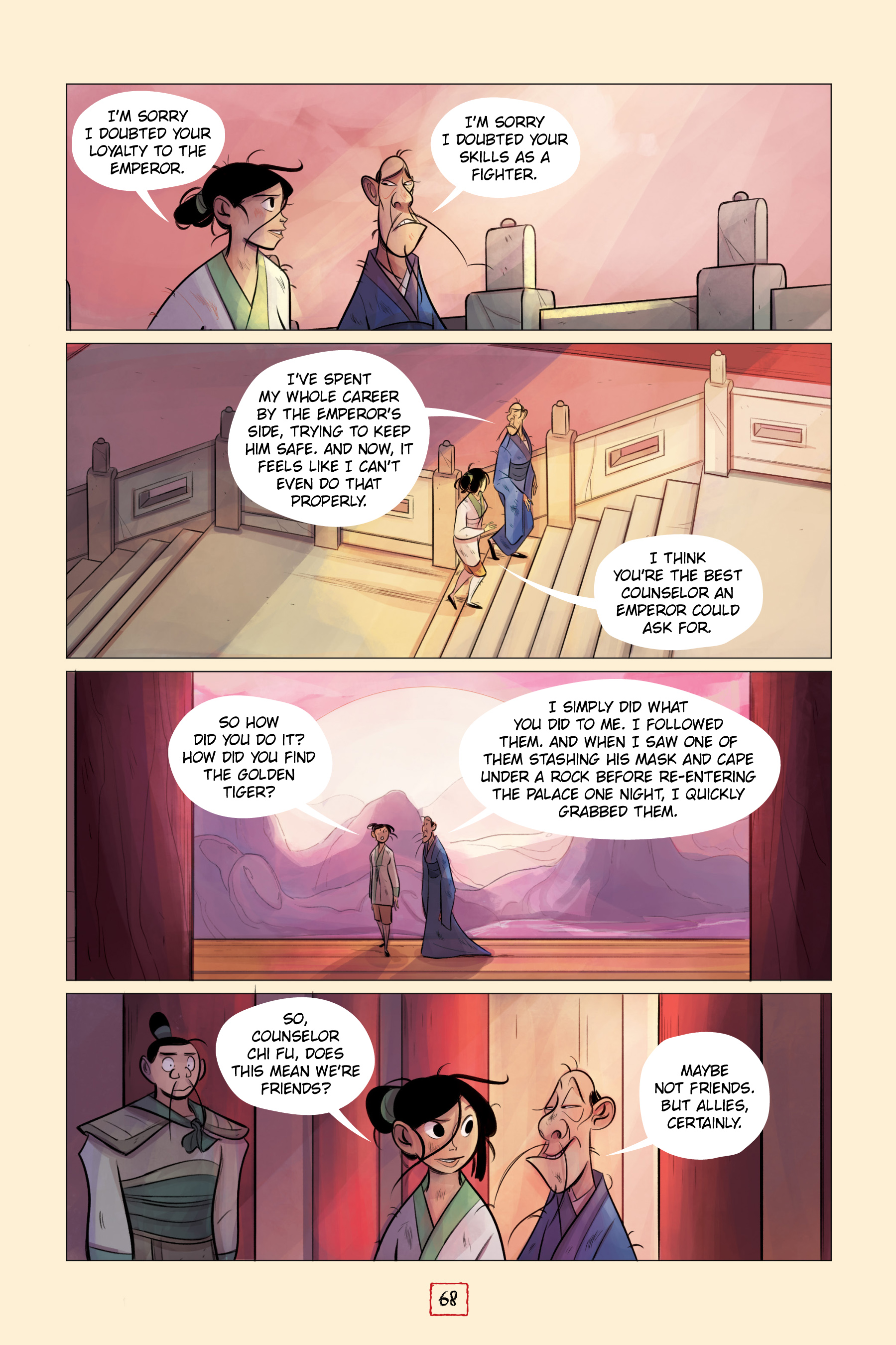 Read online Disney Mulan's Adventure Journal: The Palace of Secrets comic -  Issue # TPB - 67