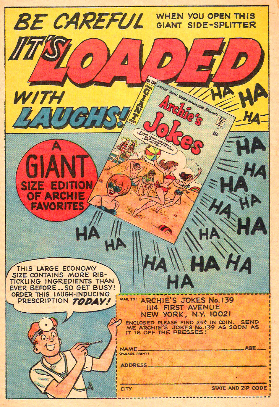 Read online Archie's Madhouse comic -  Issue #49 - 17